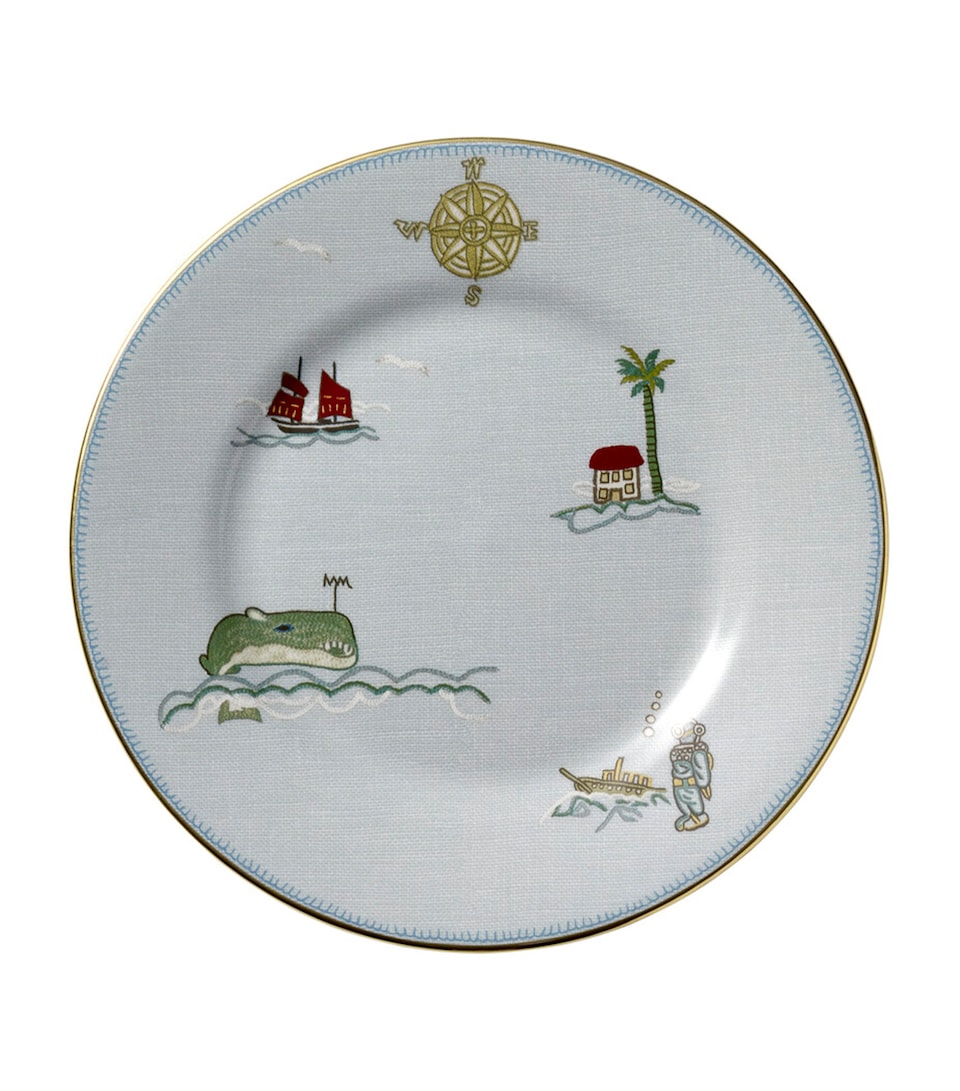 x Kit Kemp Sailor’S Farewell Side Plate (20.5cm)