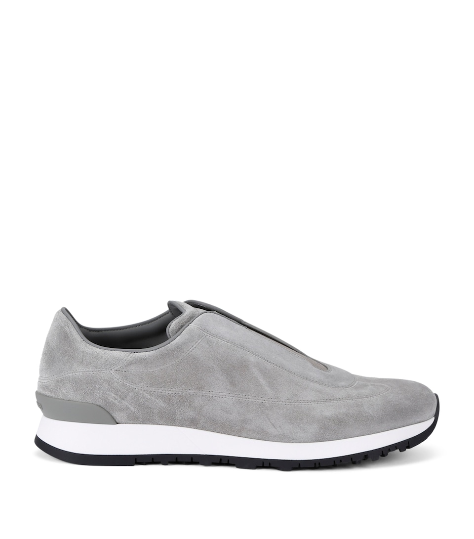 Suede Lift Slip-On Sneakers
