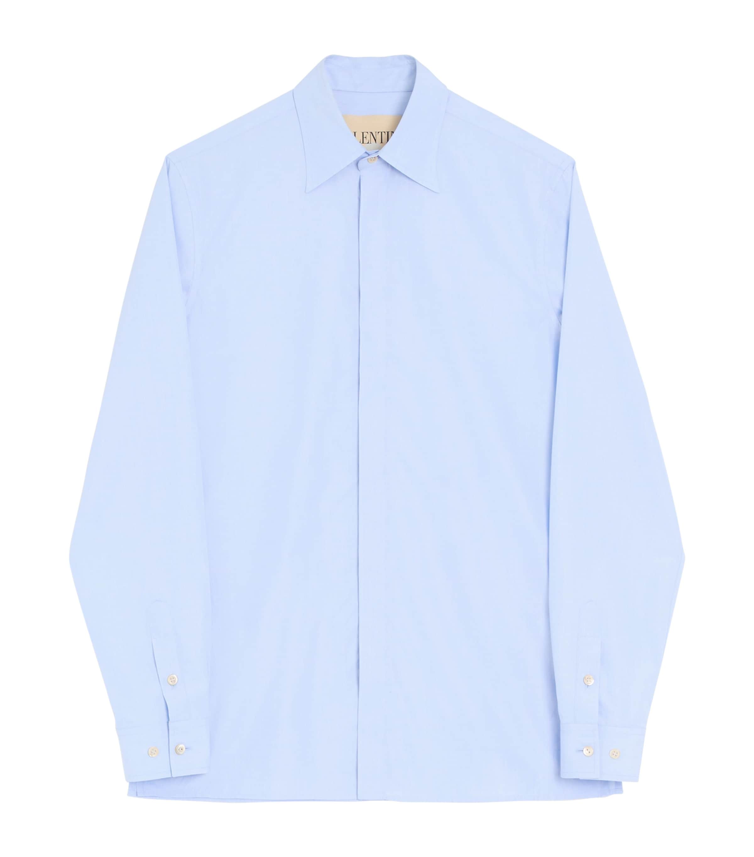 Valentino Garavani Mens Cotton Long-Sleeve Shirt