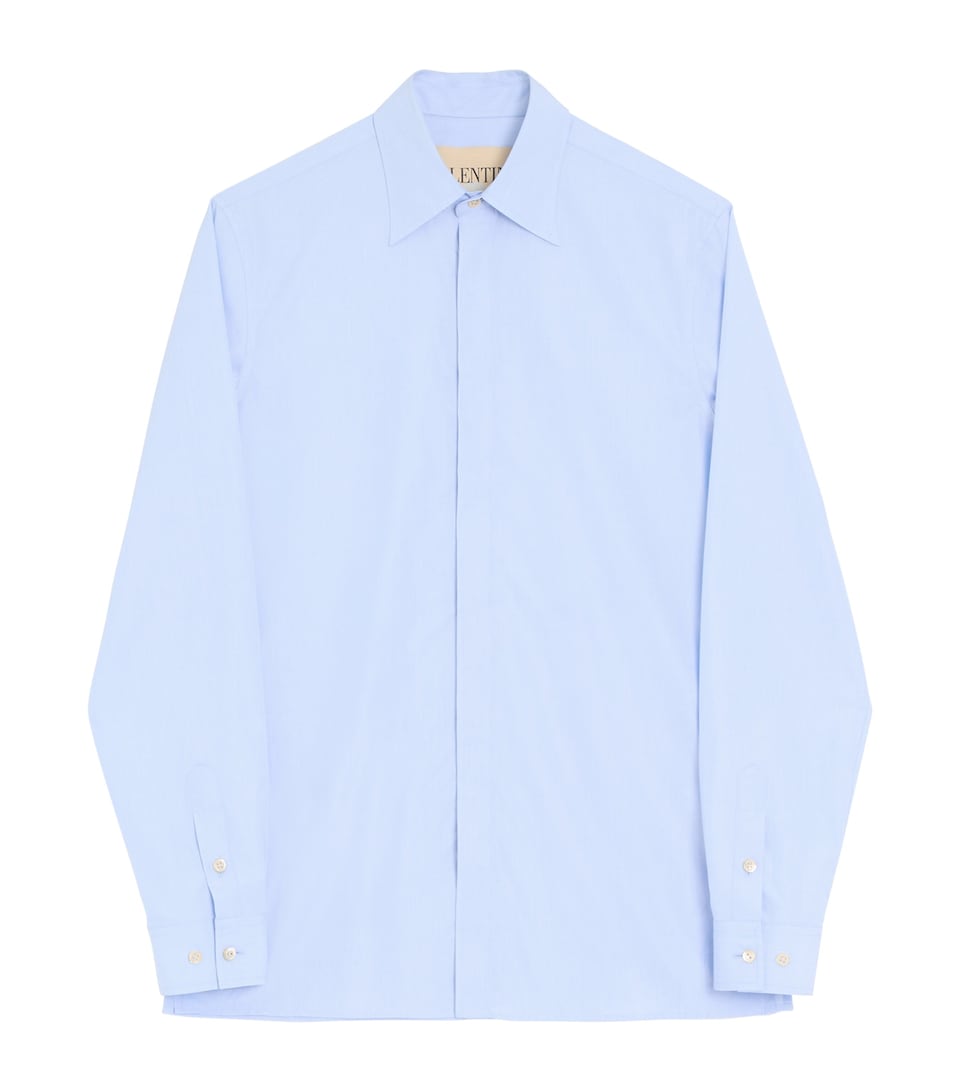 Valentino Garavani Mens Cotton Long-Sleeve Shirt