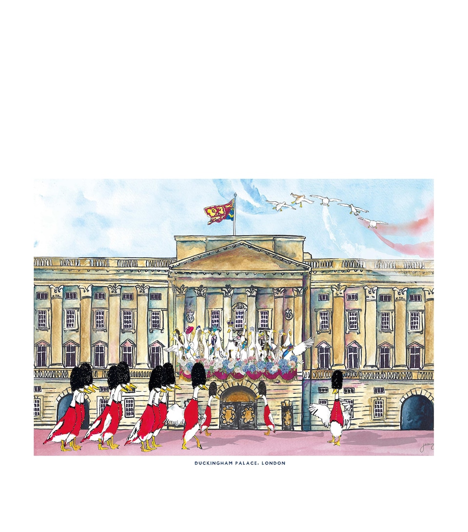 Duckingham Palace Print (42cm x 59cm)