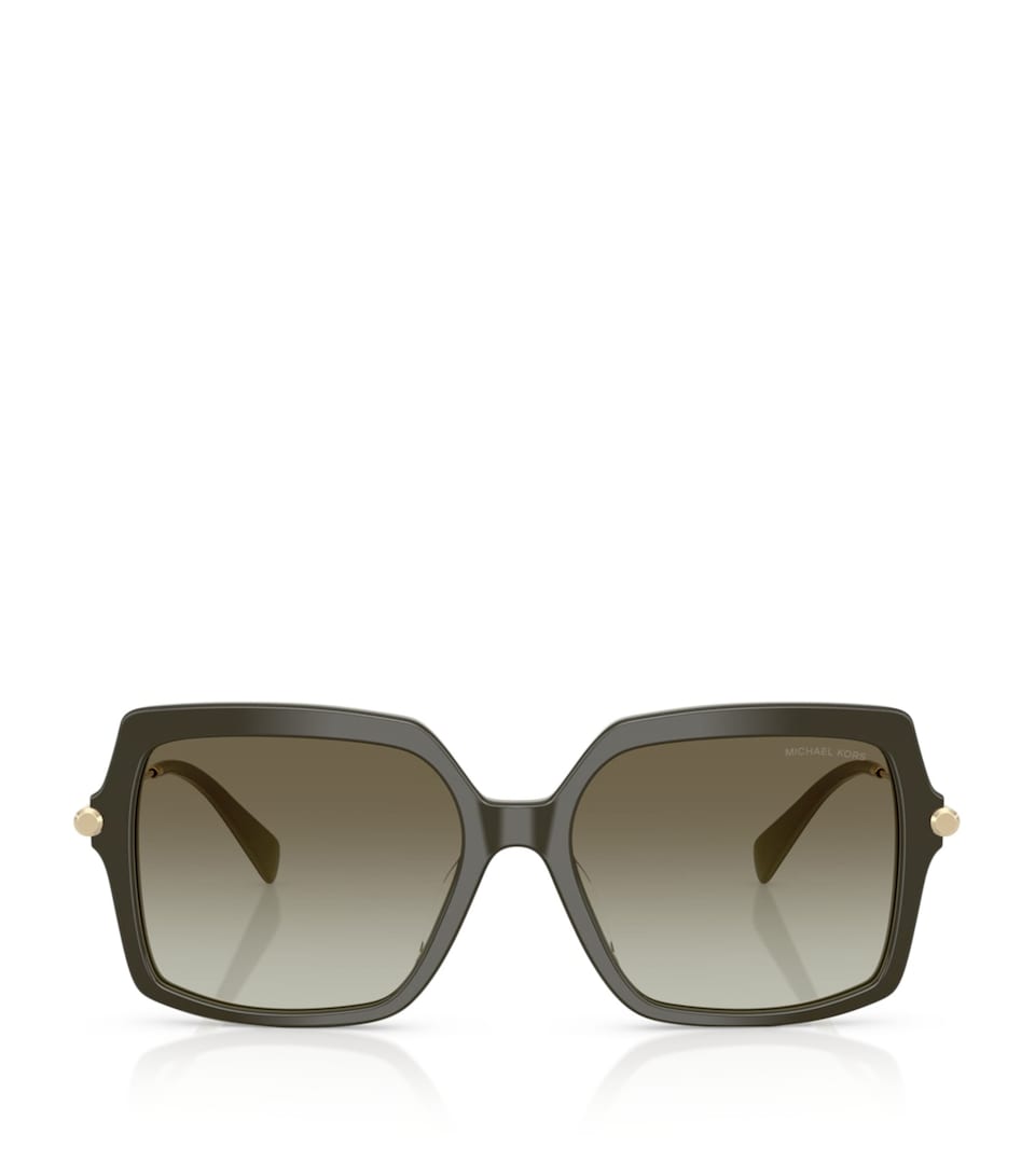 Michael Kors Quogue Square Sunglasses Green