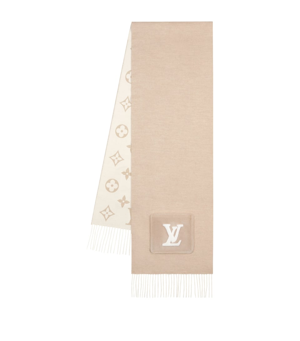 Cashmere LV Blizzard Scarf