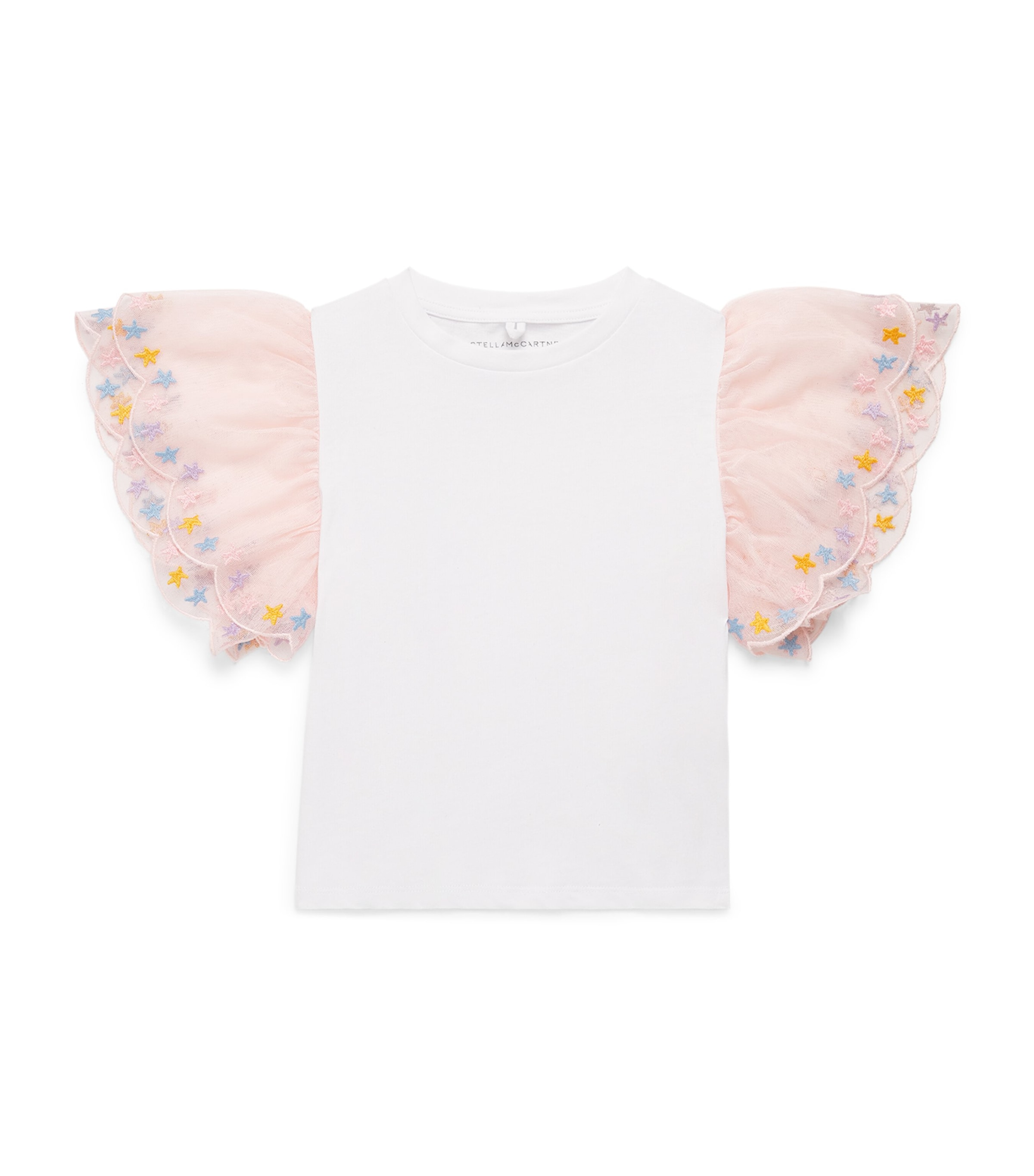 Stella McCartney Kids Scallop-Sleeve T-Shirt (2-14+ Years)