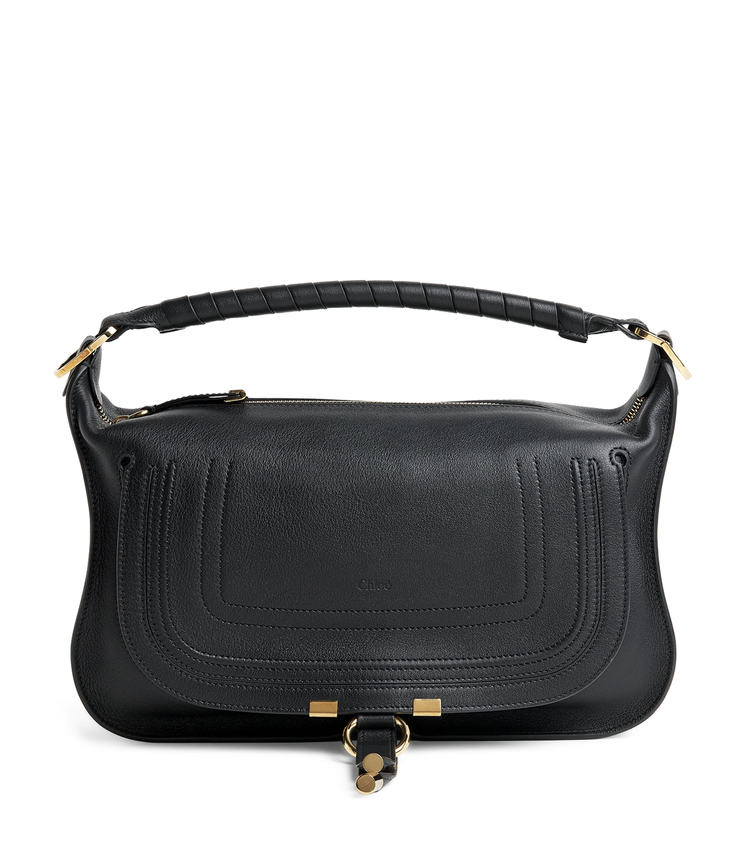 Small Leather Marcie Shoulder Bag