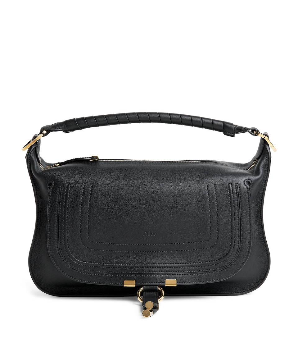 Small Leather Marcie Shoulder Bag