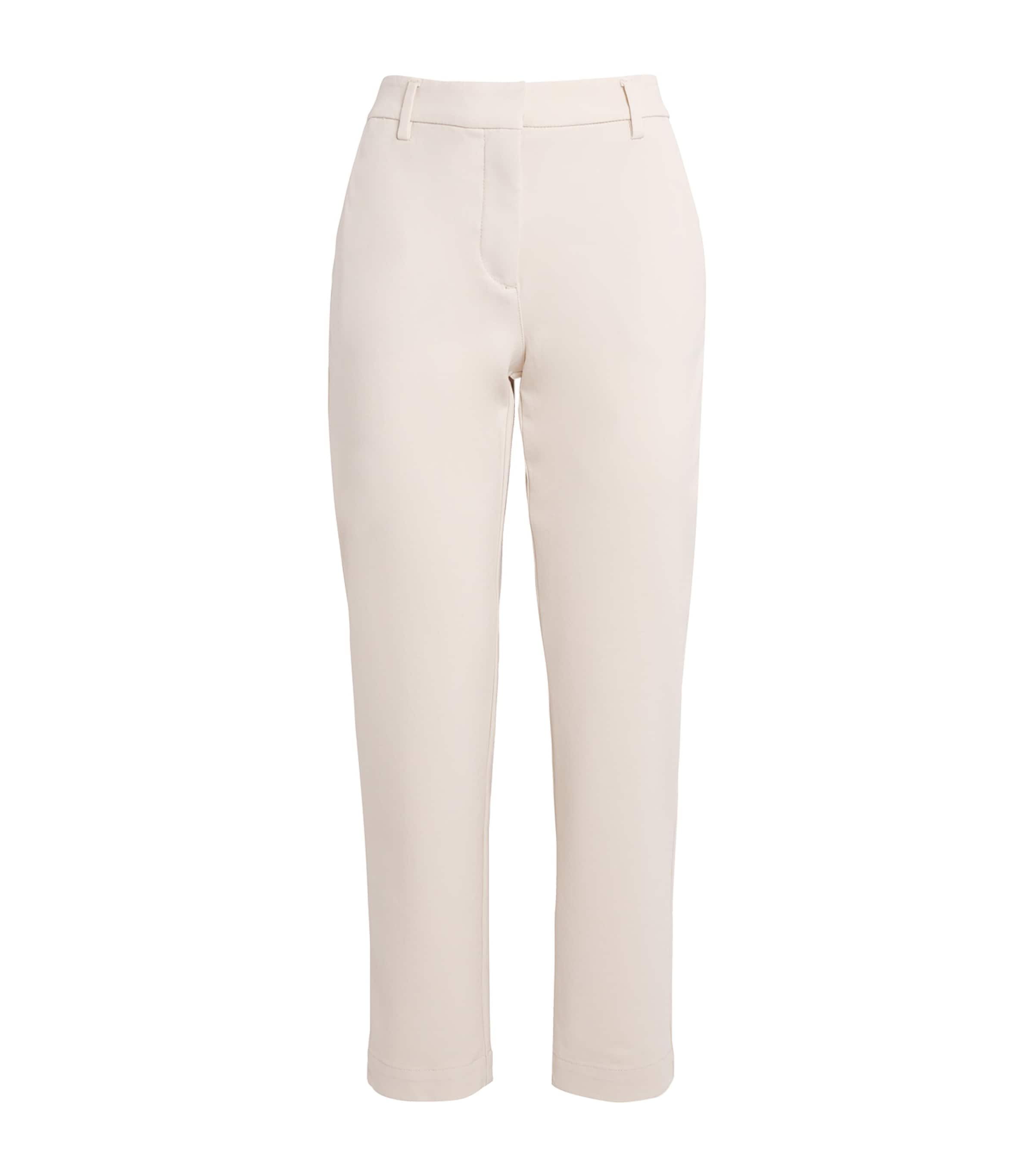 Eleventy Womens New York Straight Trousers Sabbia