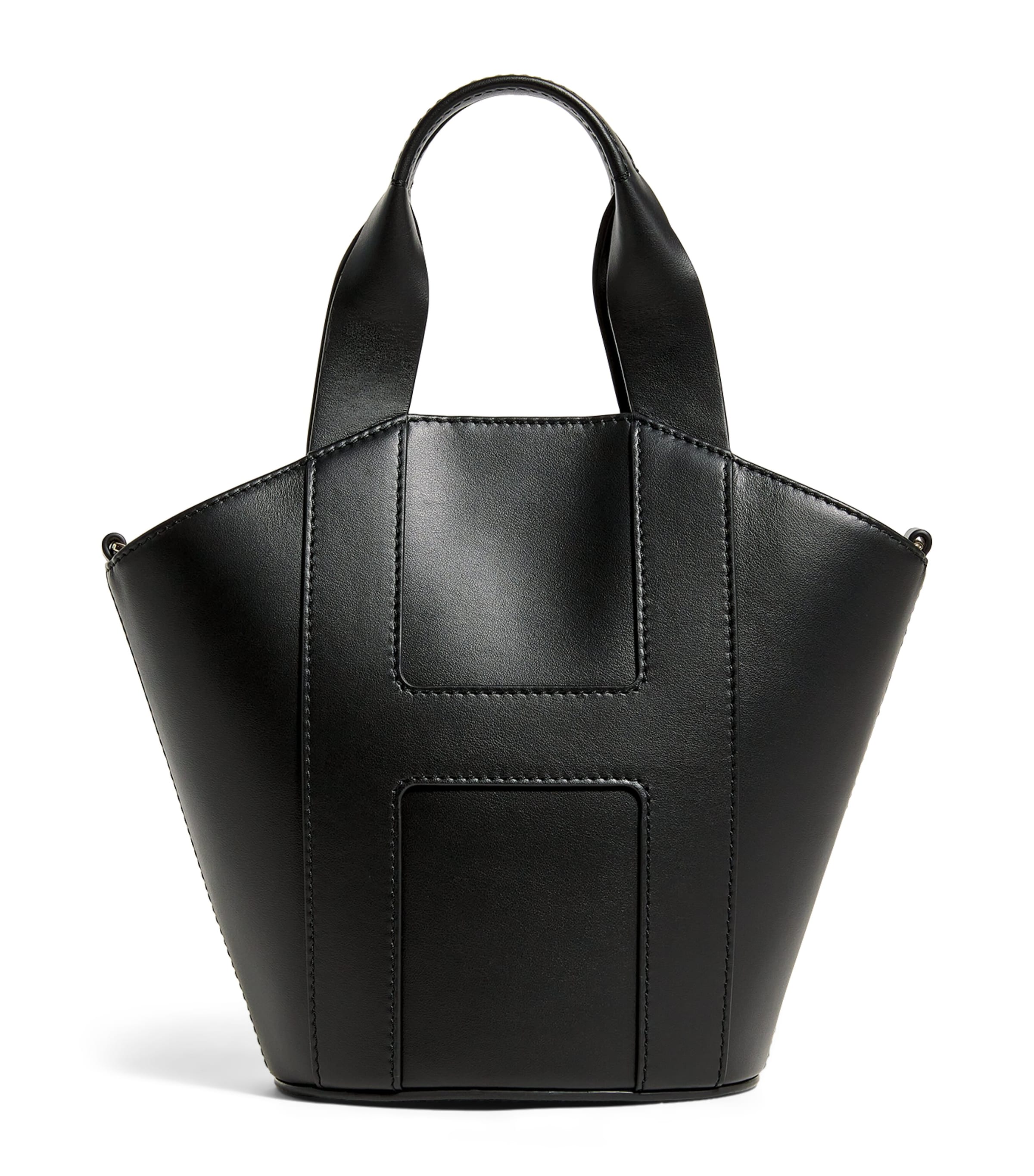 Grab Leather Tote Bag