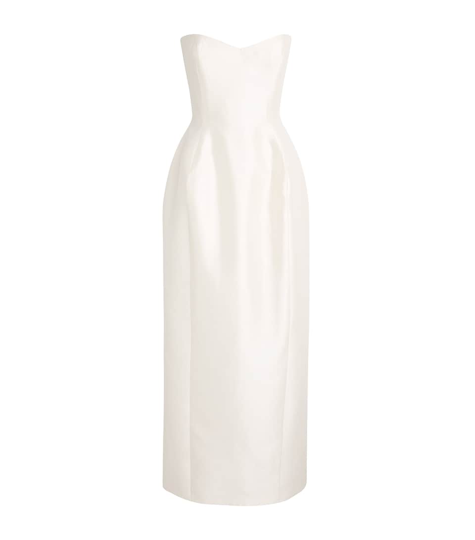 CAMILLA AND MARC Womens Wool-Silk Sona Maxi Dress Mcrm Cream