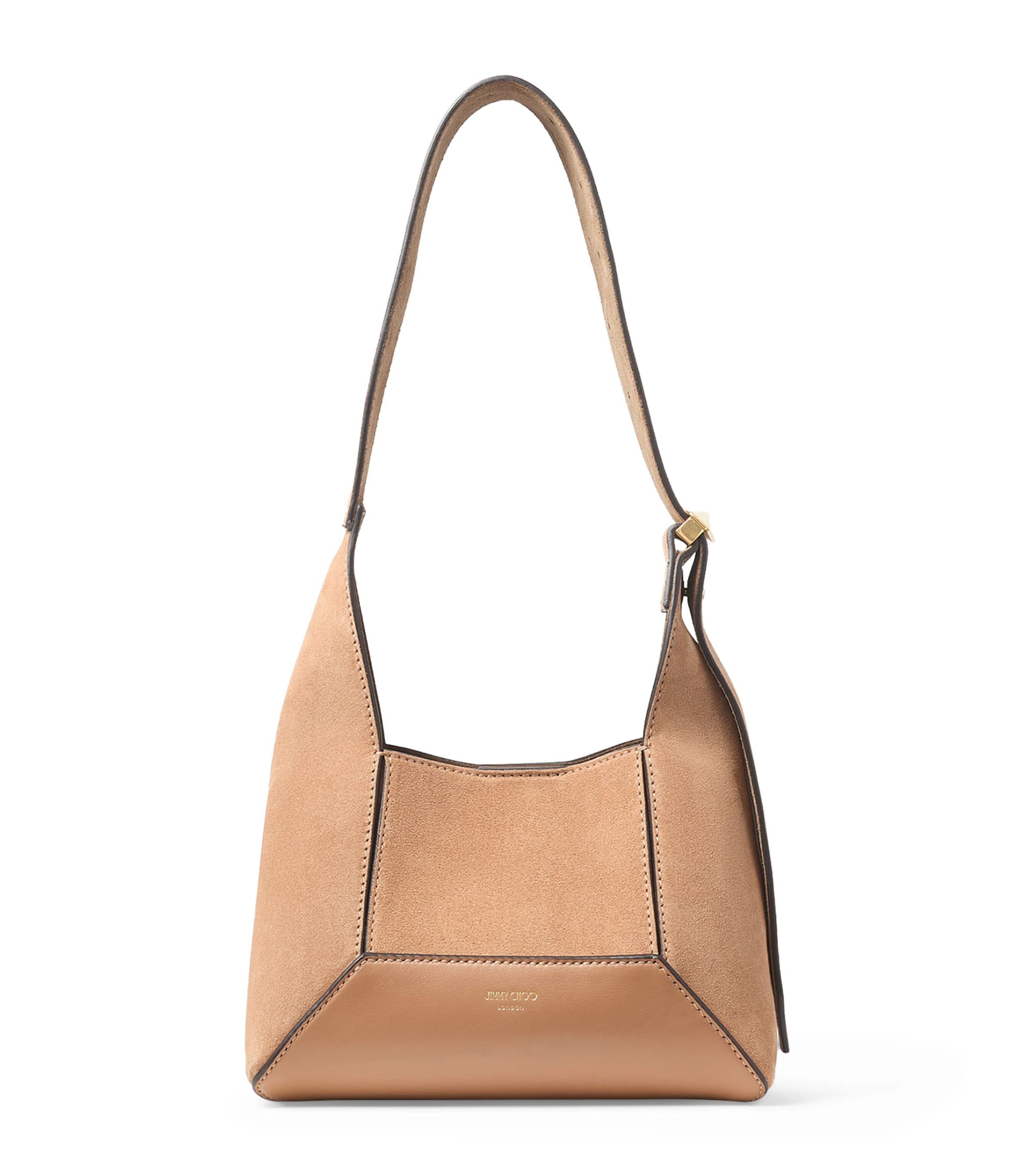 Small Leather Diamond Hobo Shoulder Bag