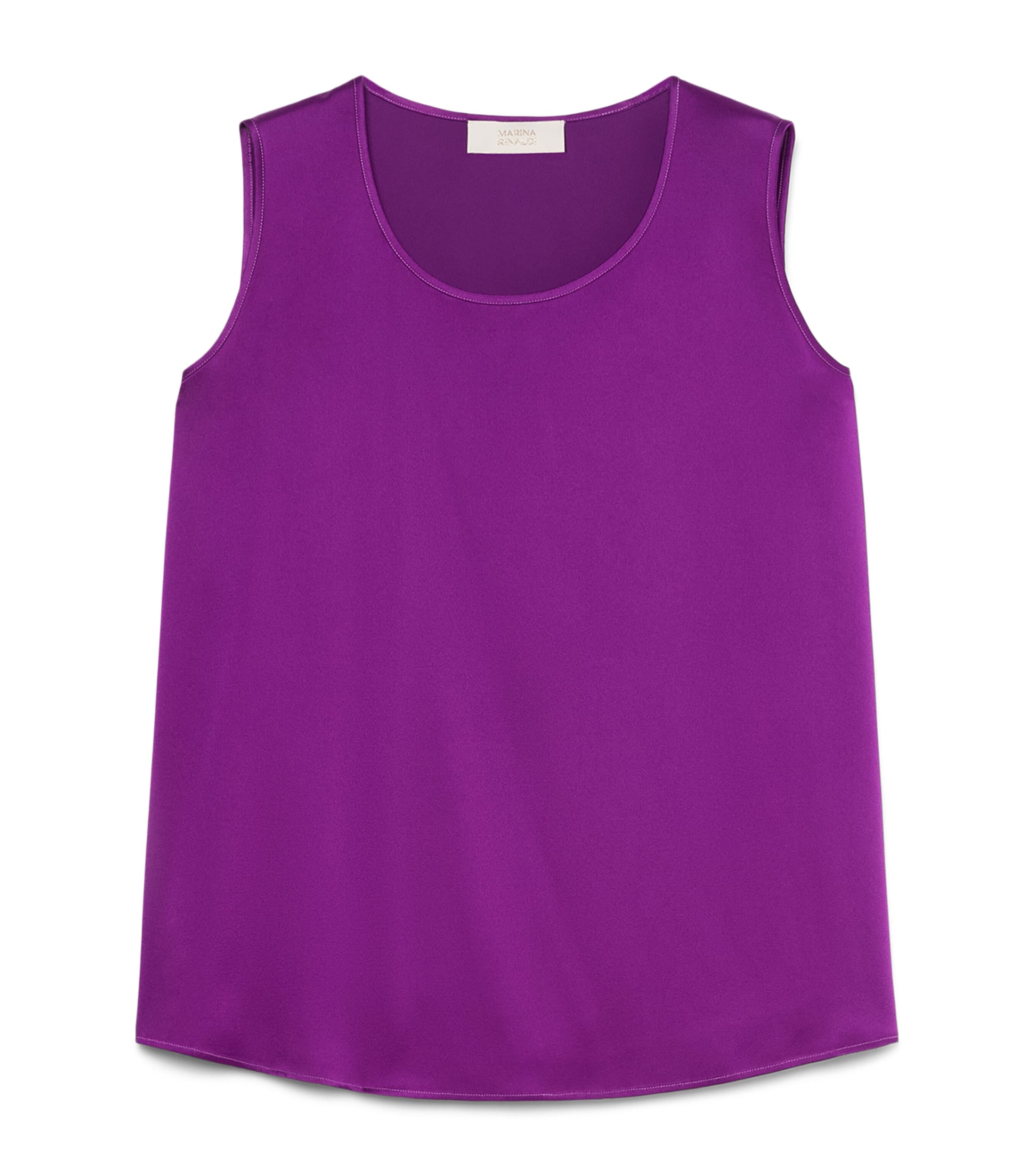 Marina Rinaldi Womens Satin Top Fuxia Viola