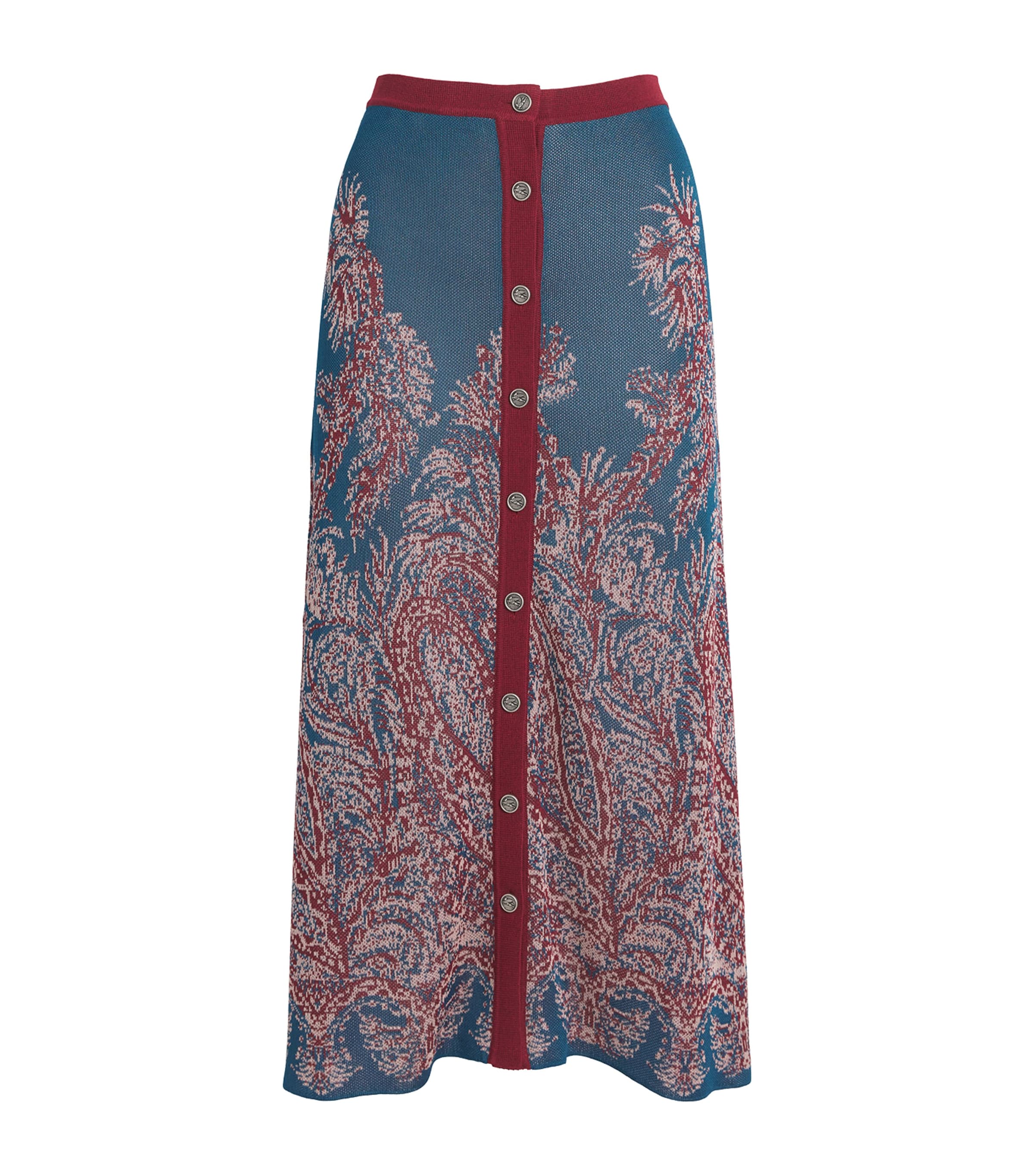 Zimmermann Silk Floral Ascension Midi Skirt | Harrods US