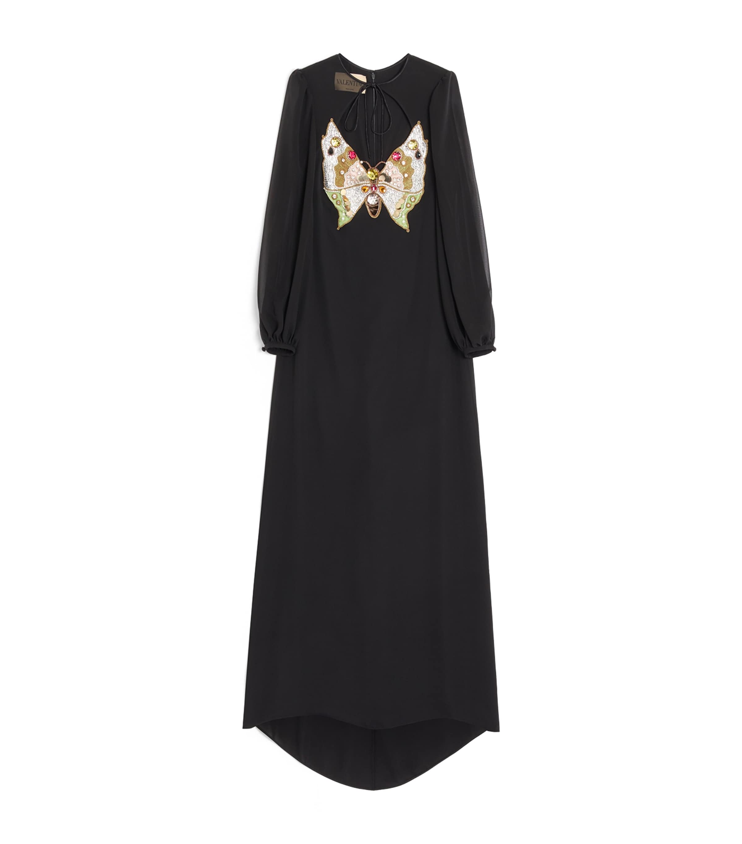 Embellished Georgette Gown