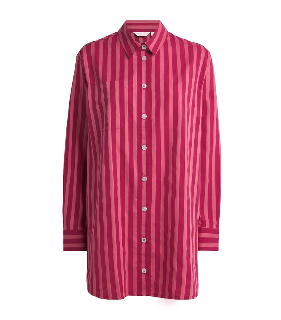Cotton Stripe Nightshirt