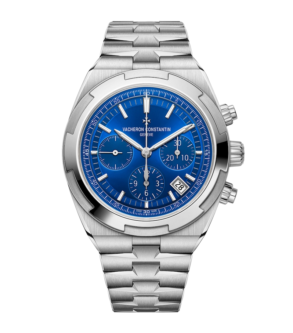 Vacheron Constantin Stainless Steel Overseas Chronograph Watch 42.5mm Stainless Steel