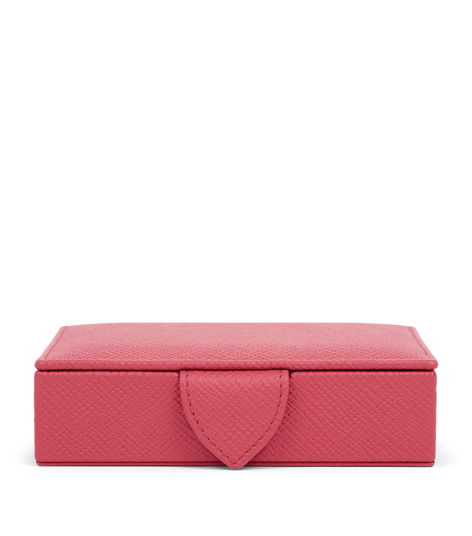 Small Panama Leather Jewellery Box