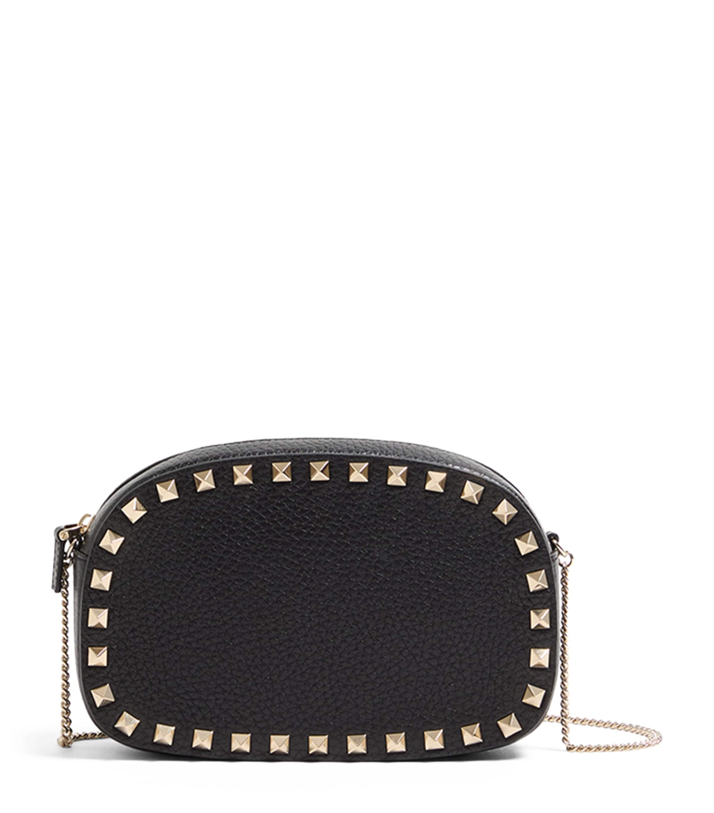 Mini Leather Rockstud Shoulder Bag