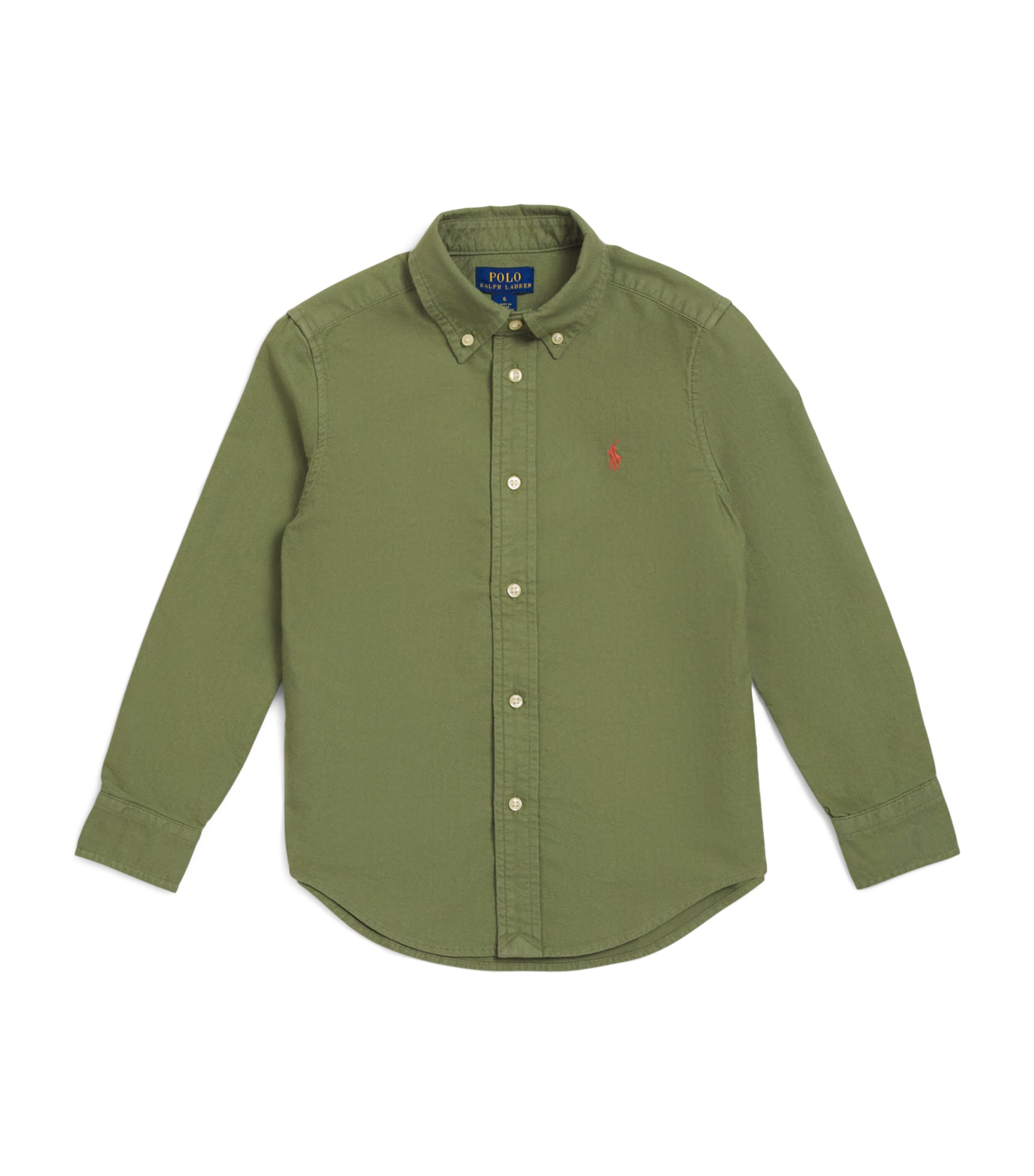 Ralph Lauren Kids Cotton Polo Pony Shirt (2-7 Years) Cargo Green