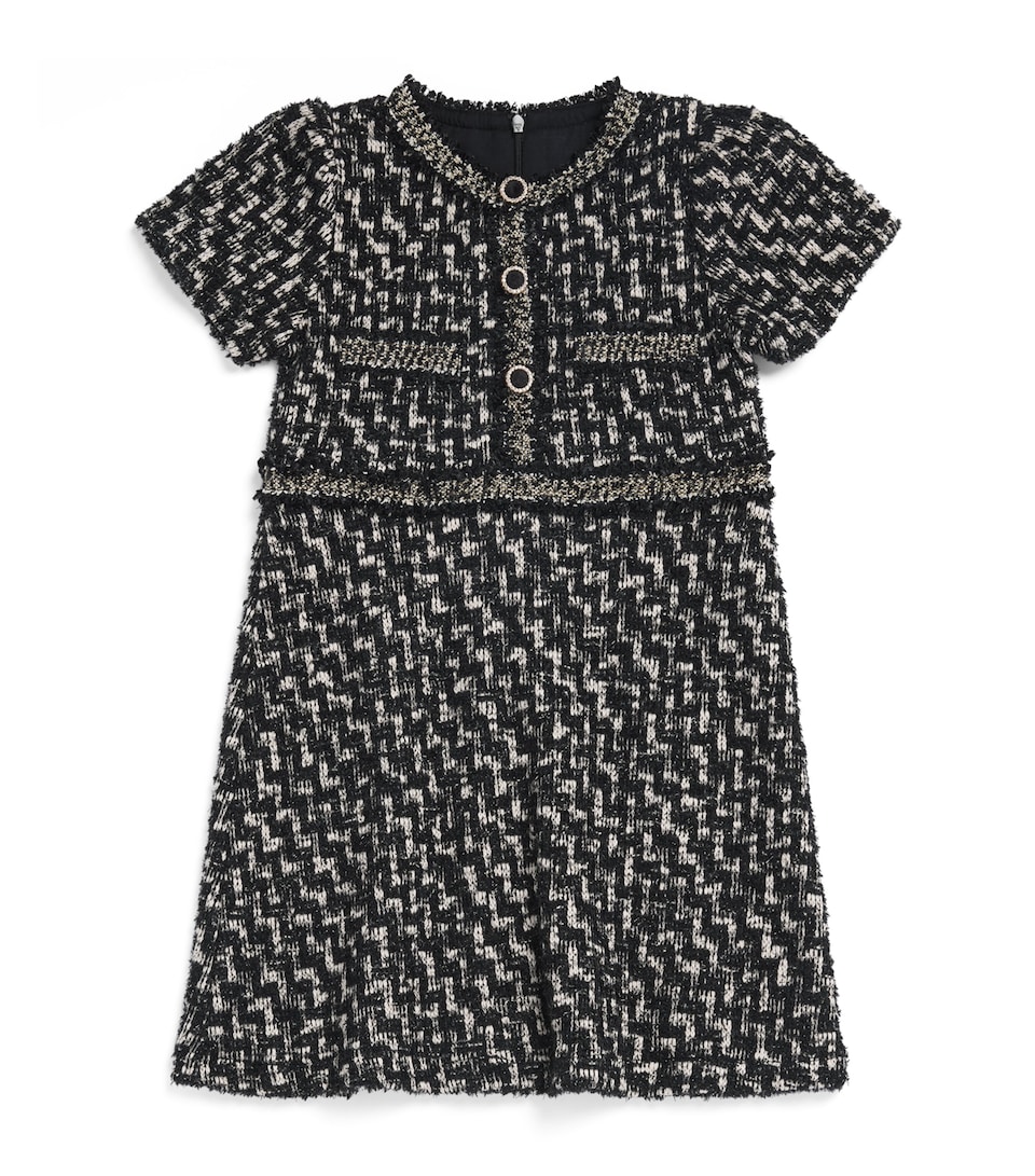 Patachou Metallic Tweed Dress (2-14 Years)