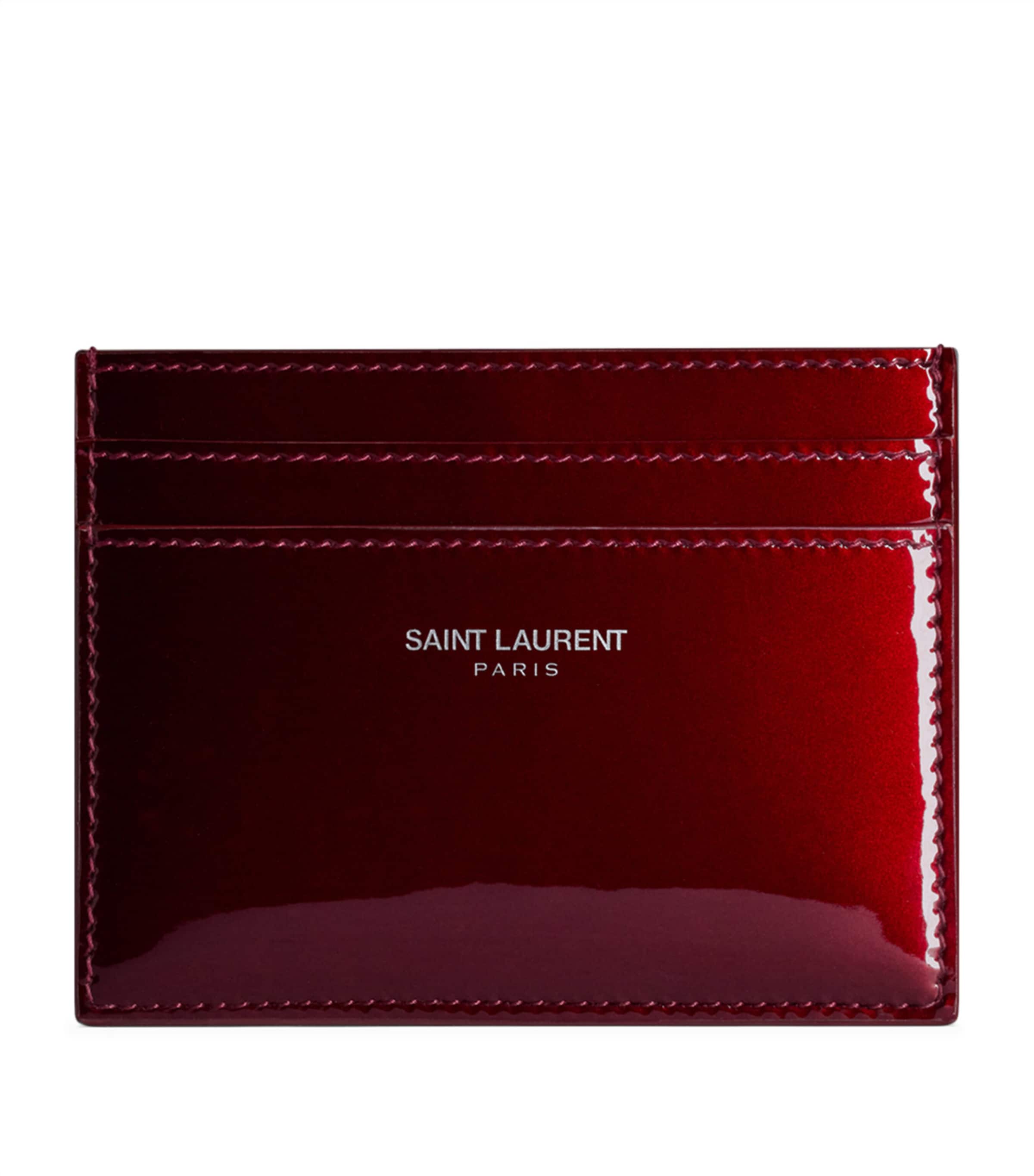 Saint Laurent Patent Leather Card Holder