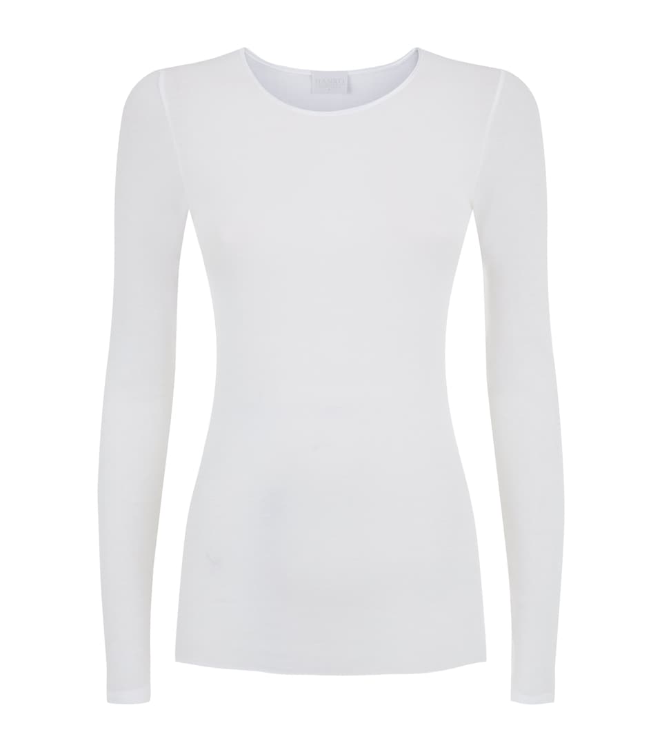 Cotton Seamless Long-Sleeved Top