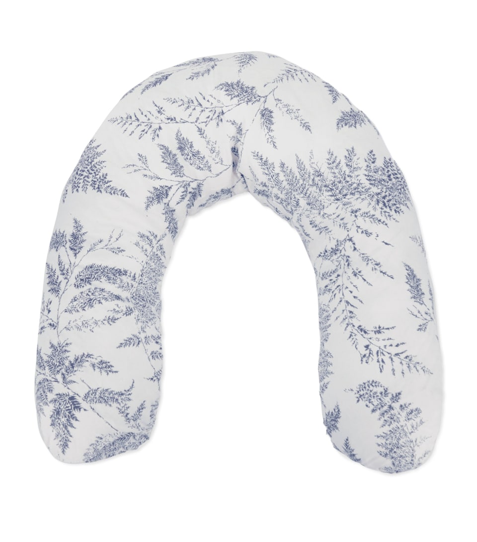 Tartine et Chocolat Floral Maternity Pillow Bleu Chambray