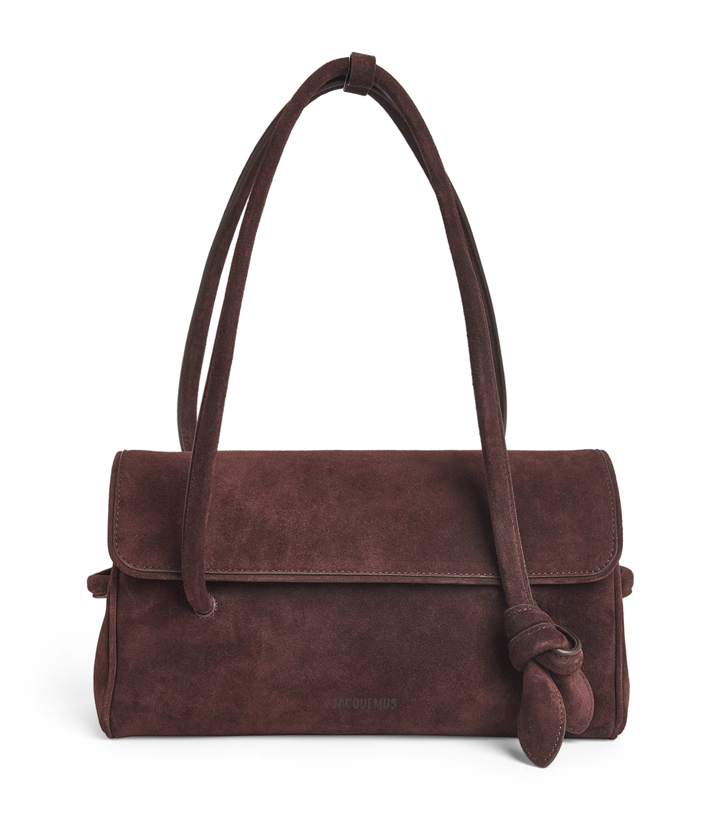 Jacquemus Leather Le Turismo Shoulder Bag Medium Brown