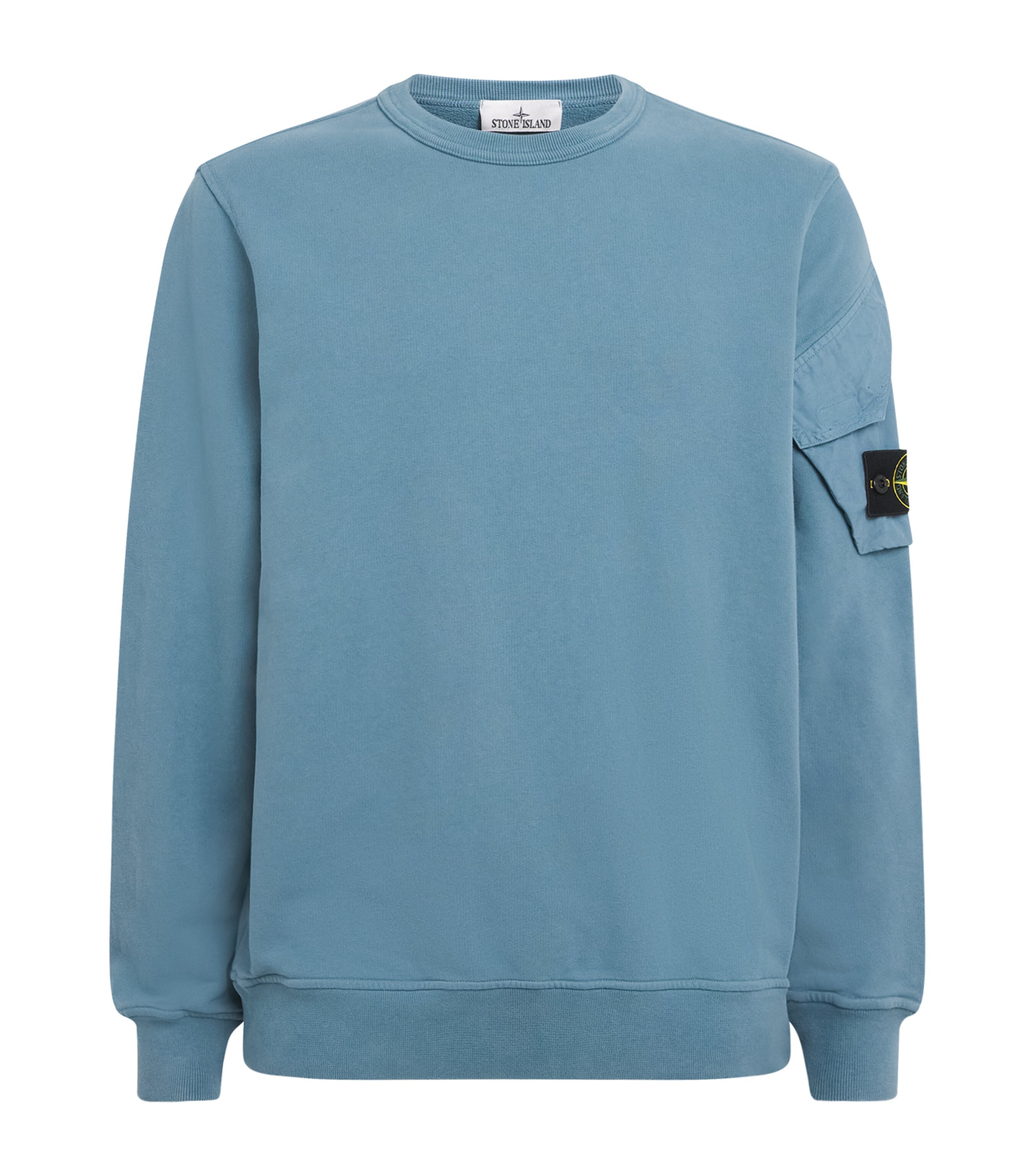 Stone Island Mens Cotton Compass Pocket Sweatshirt