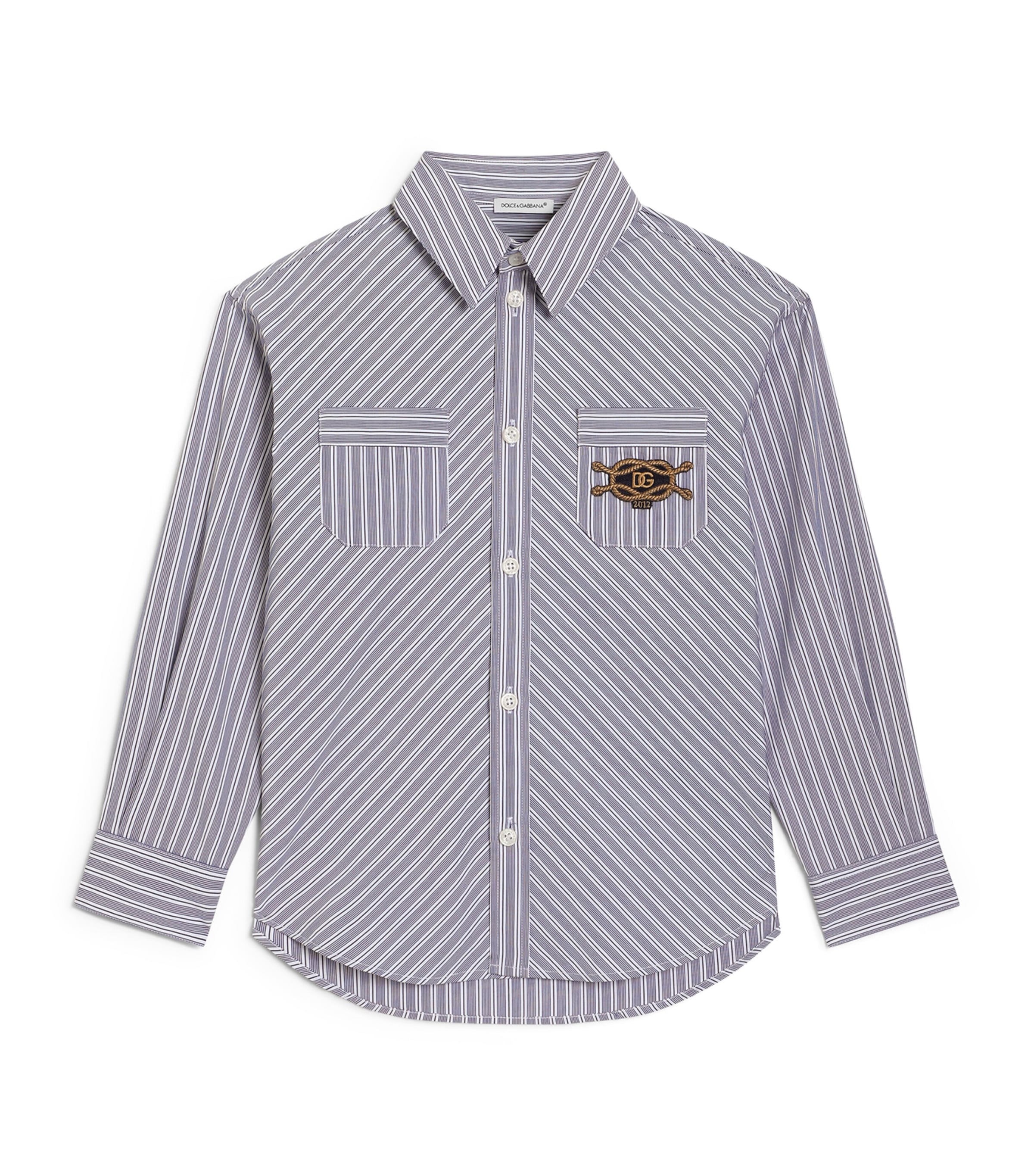 Dolce&Gabbana Kids Cotton Stripe Shirt (8-14 Years) Striped