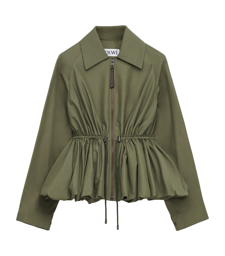 Cotton Gathered Jacket