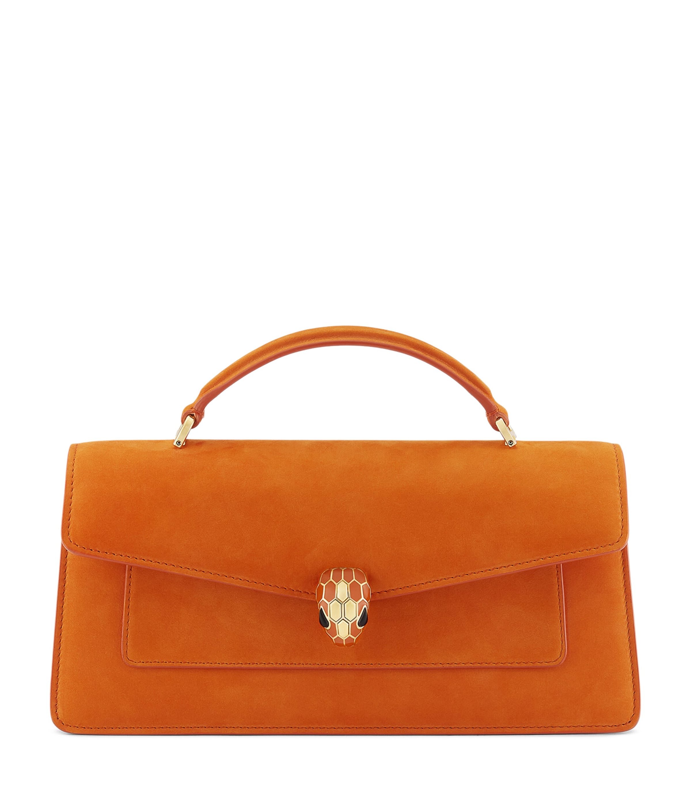 Bvlgari Serpenti Forever Top-Handle Bag Orange