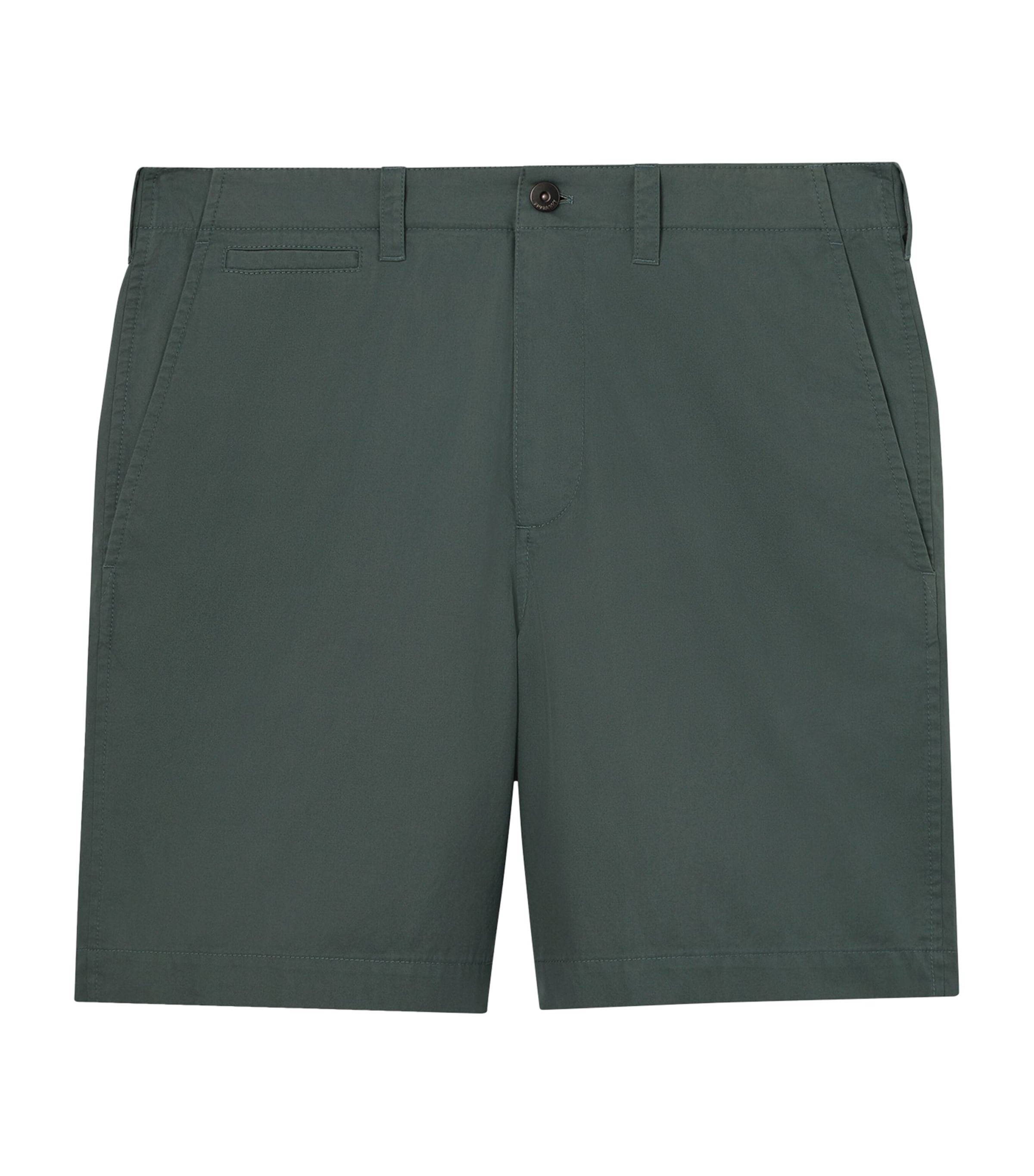 Burberry Mens Cotton Chino Shorts Seafarer Blue