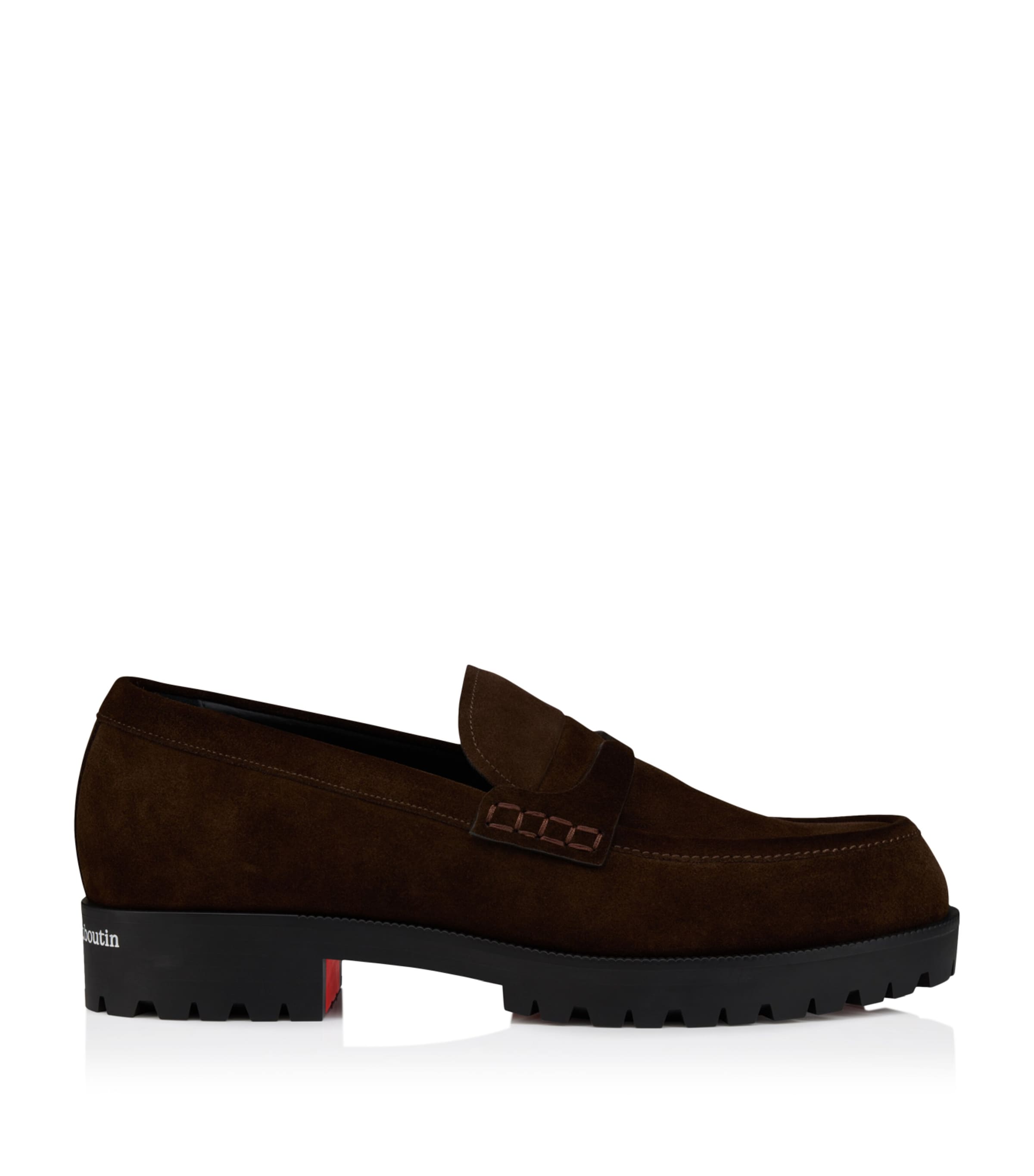 Christian Louboutin Cavavin Suede Derby Shoes