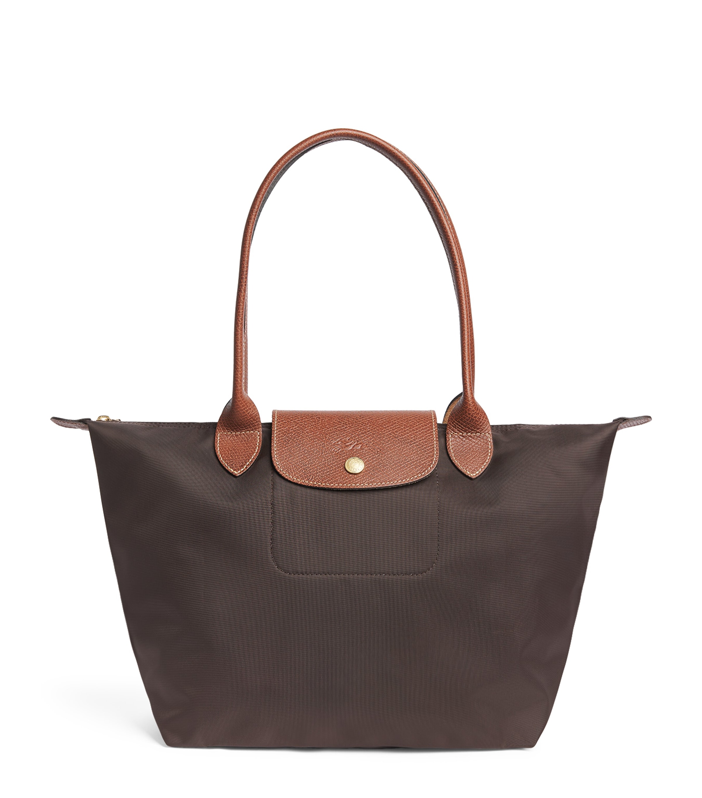 Longchamp Medium Le Pliage Original Handbag Moka