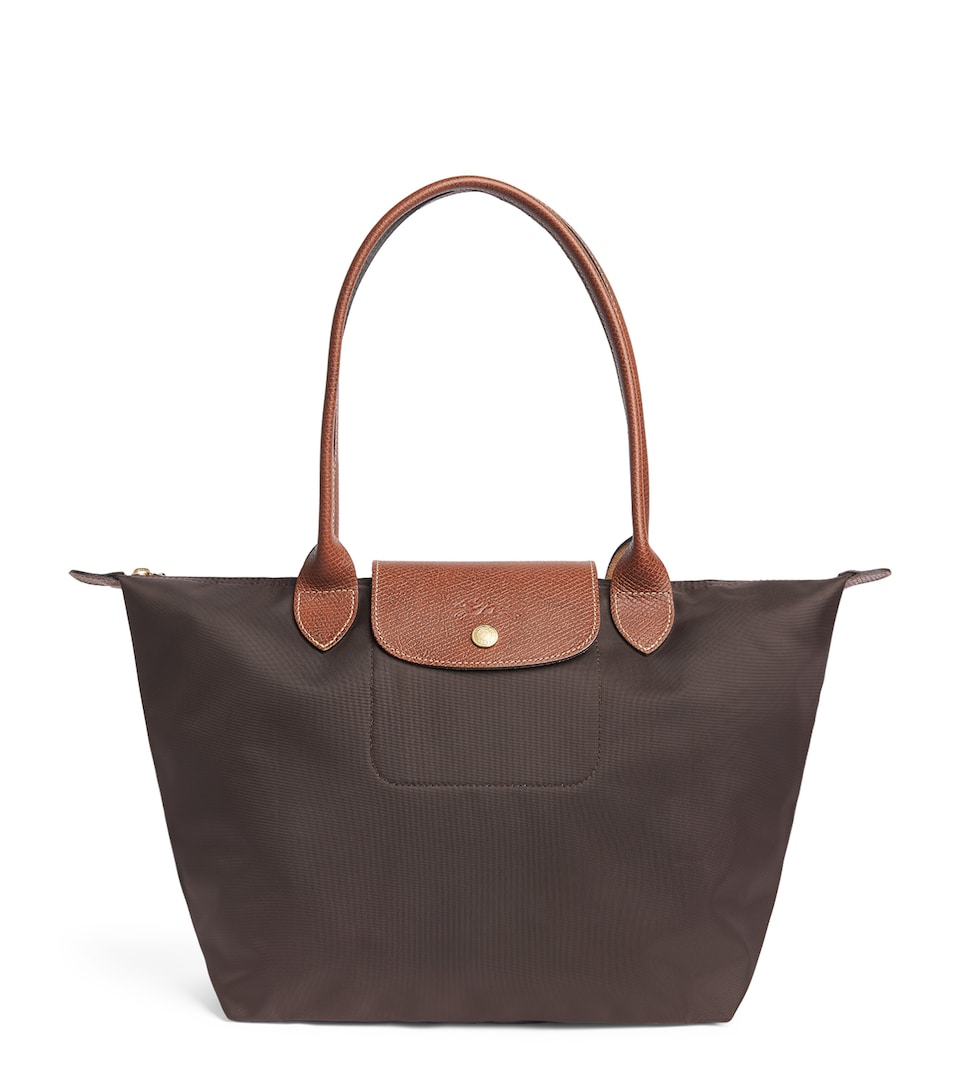 Longchamp Medium Le Pliage Original Handbag Moka
