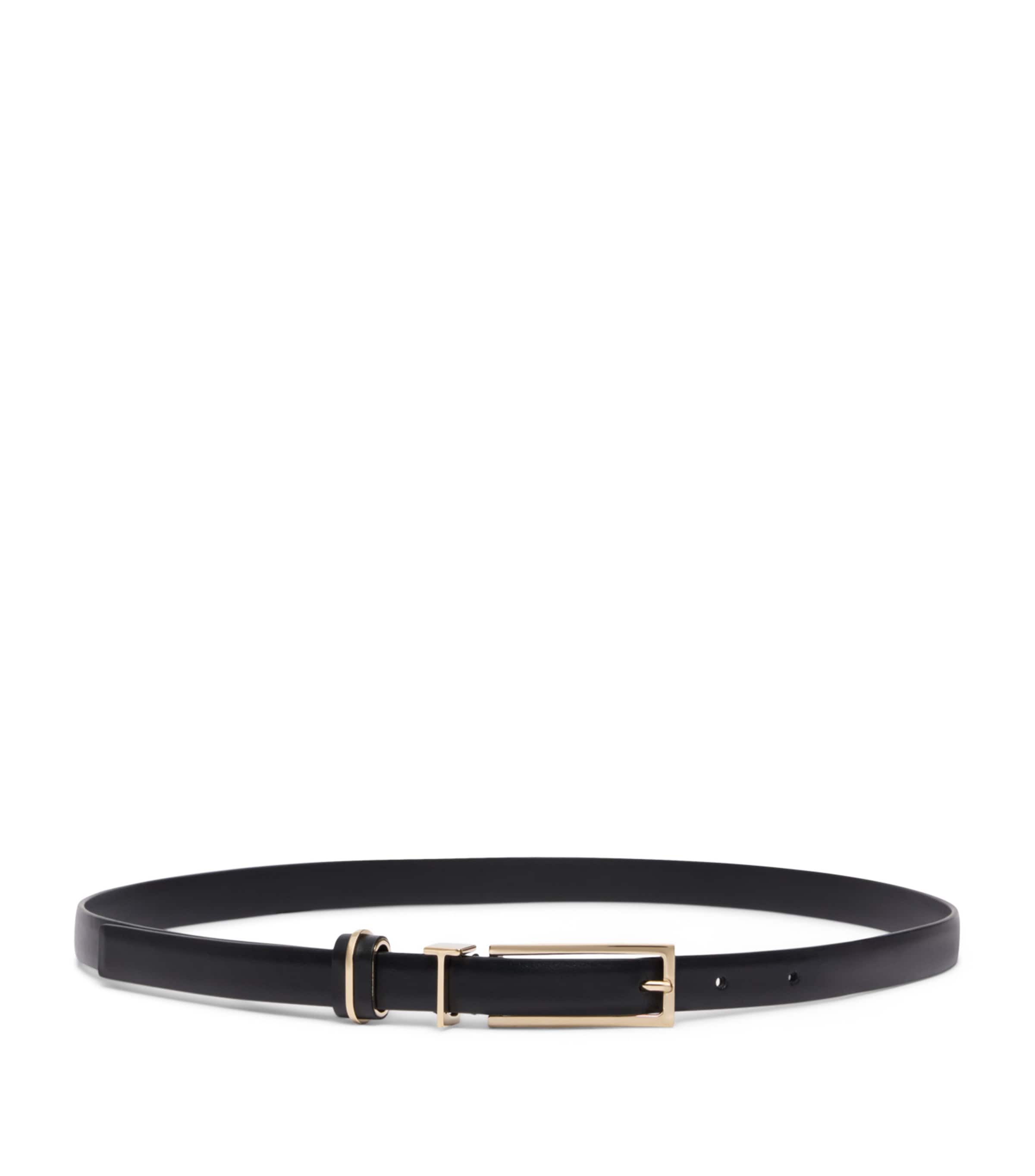 TOM FORD Leather T Icon Belt Naa