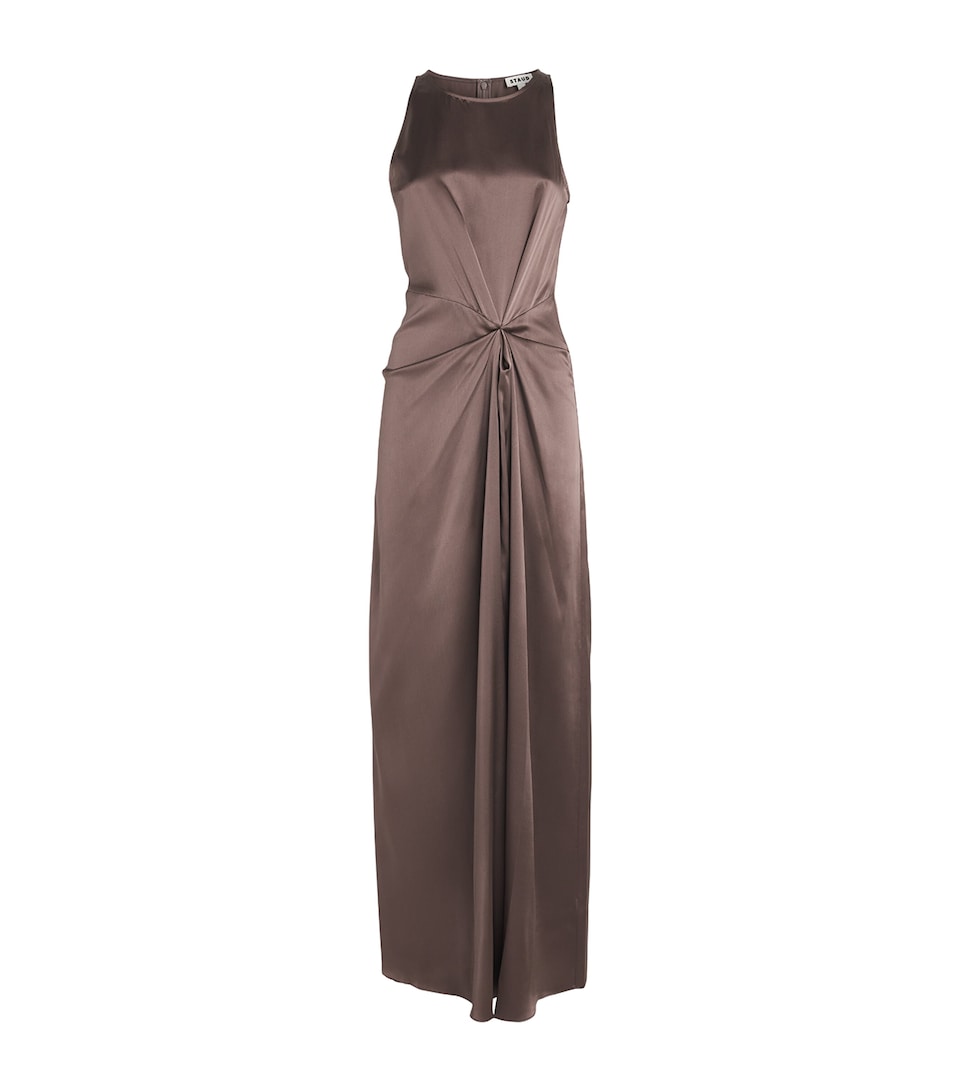 Silk-Blend Jaelyn Maxi Dress