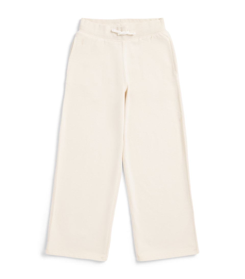Ralph Lauren Kids Embroidered Polo Pony Sweatpants (7-14 Years) Guide Cream