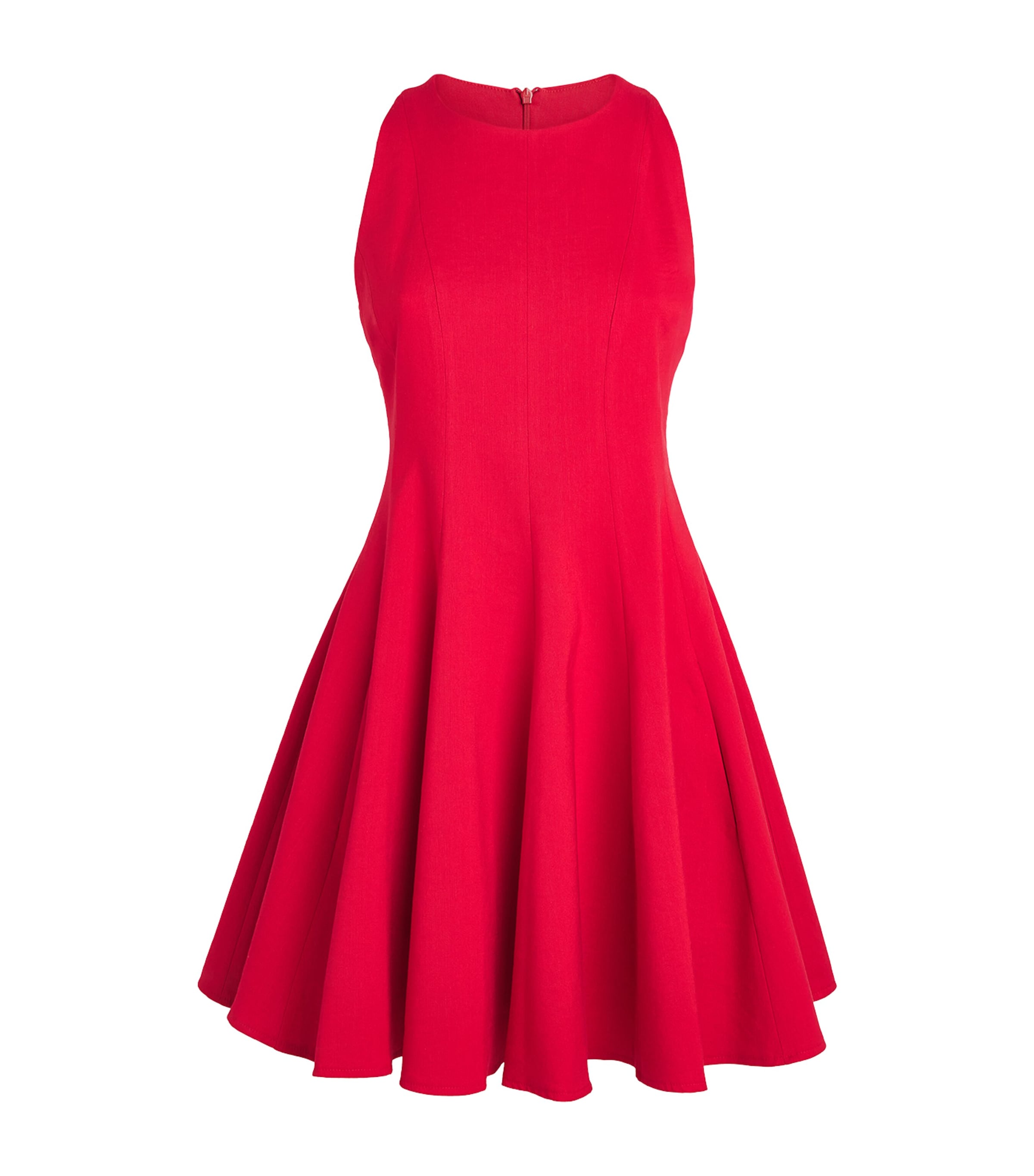 Linen-Blend Mini Dress