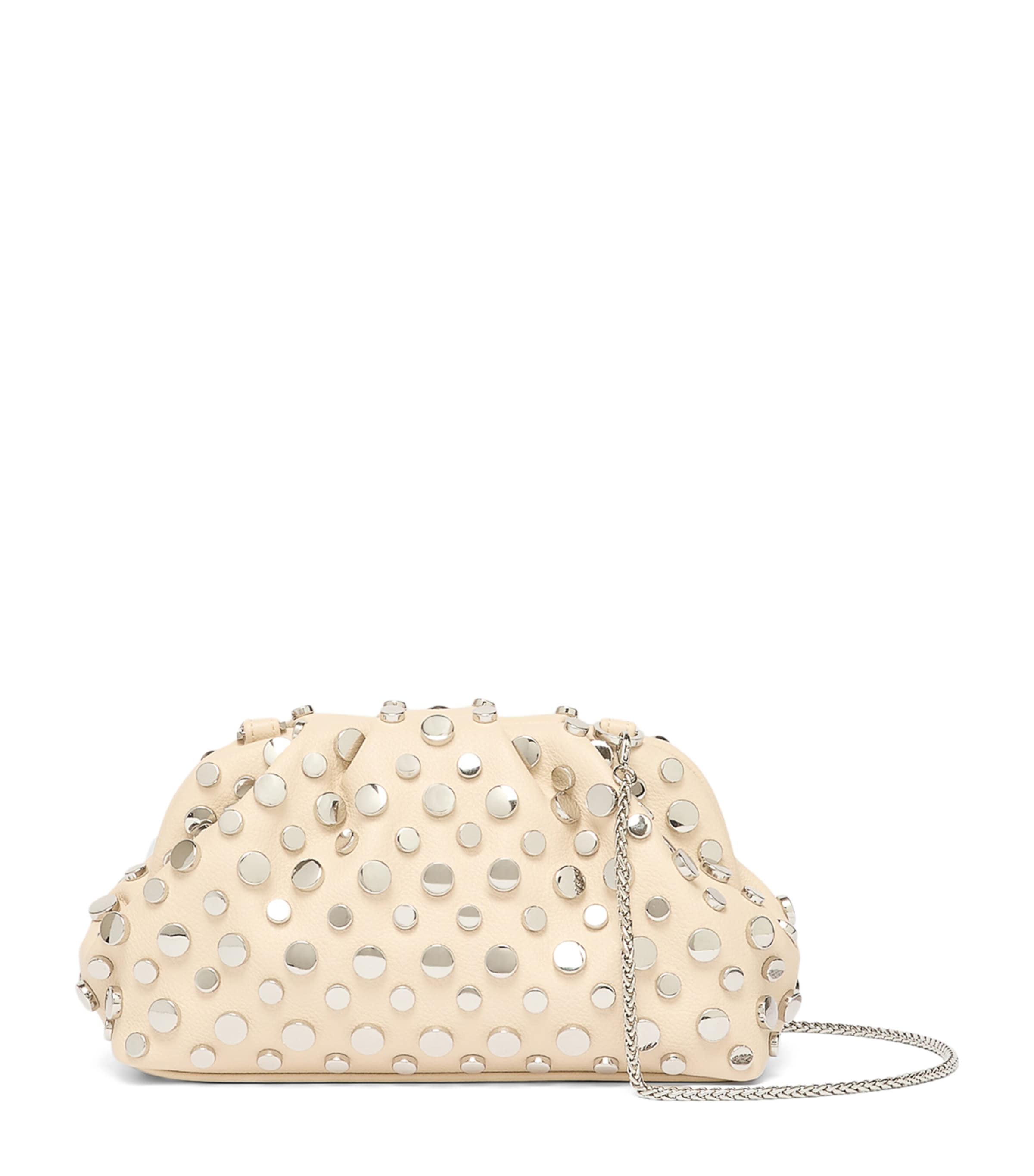 Marella Studded Clutch Bag Turtledove