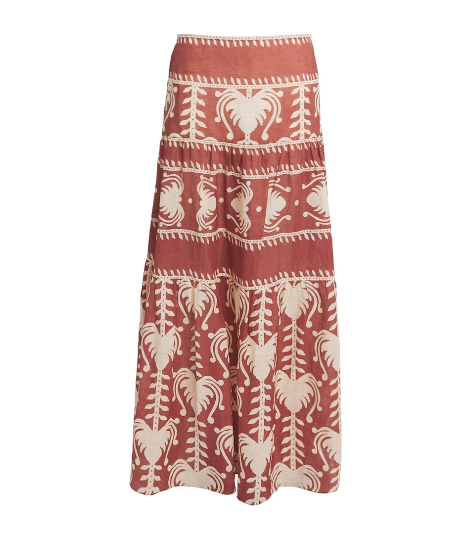 Linen Rituales Maxi Skirt