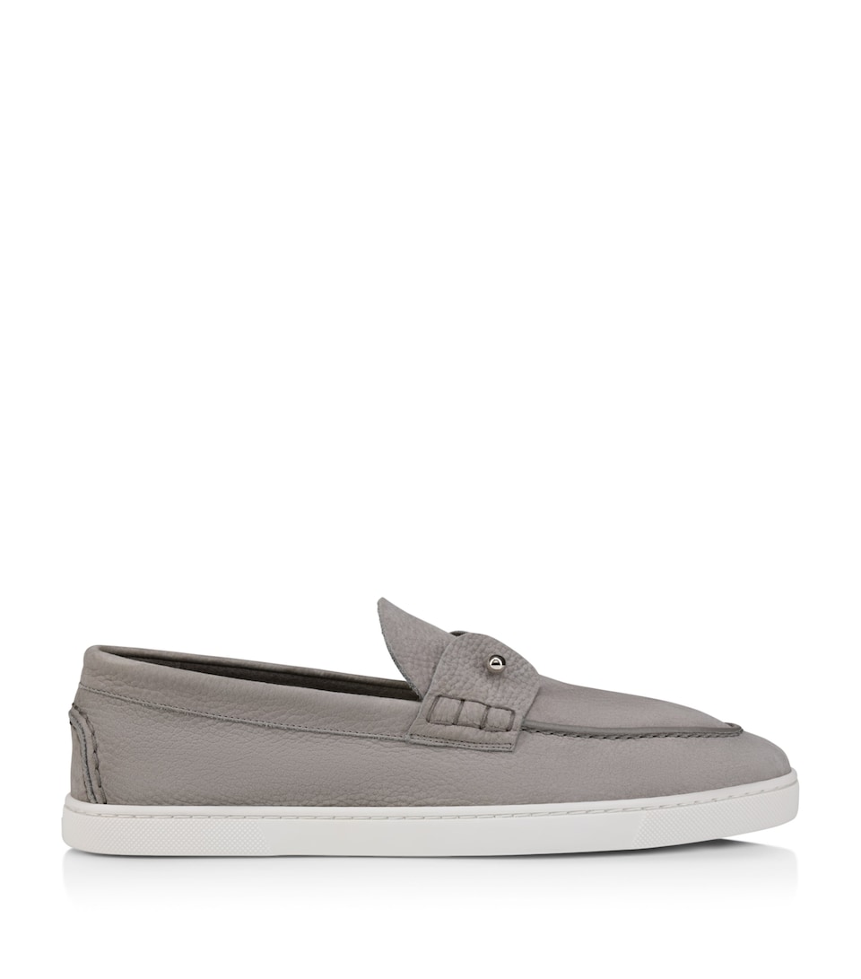 Christian Louboutin Chambeliboat Leather Boat Shoes