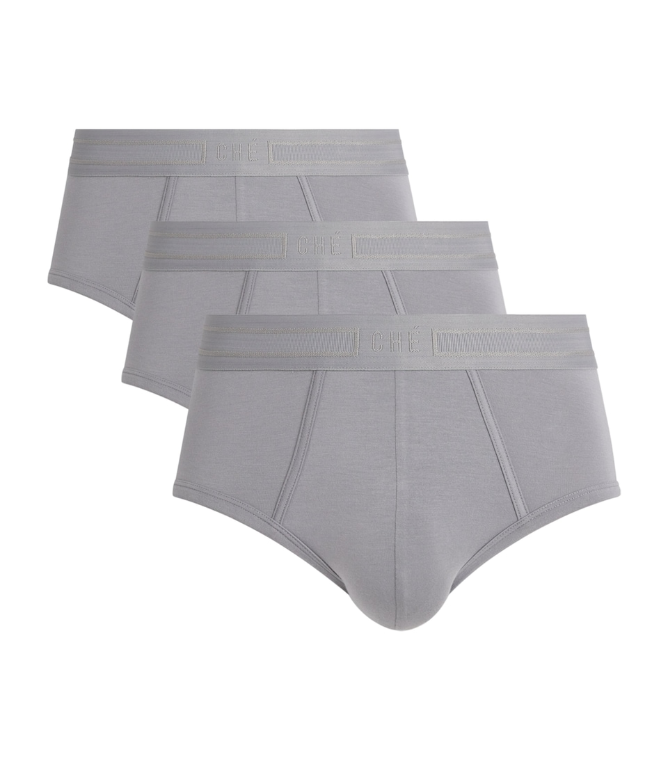 Logo-Waist Briefs (Pack of 3)