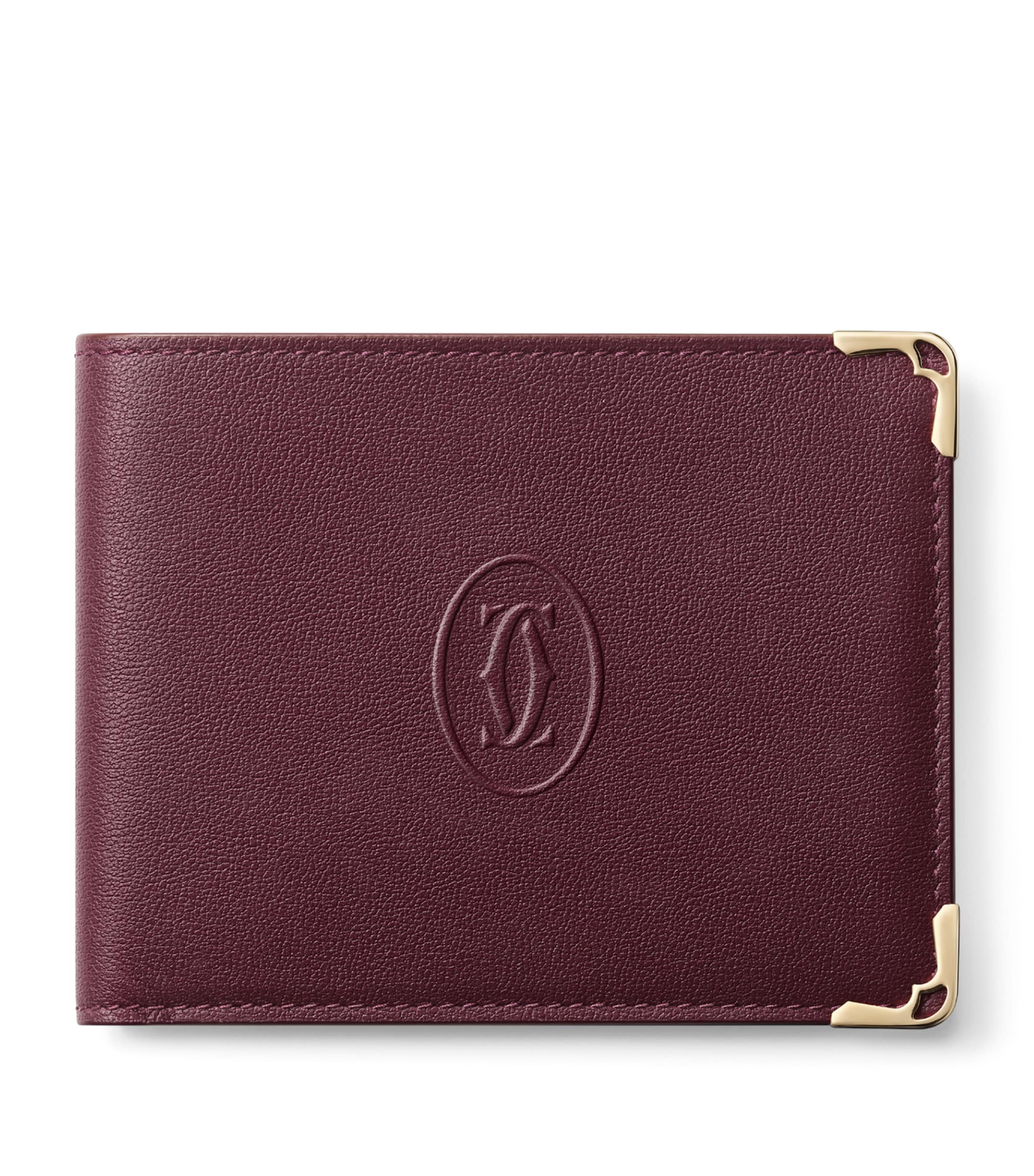 Cartier Leather Must de Cartier Wallet Burgundy