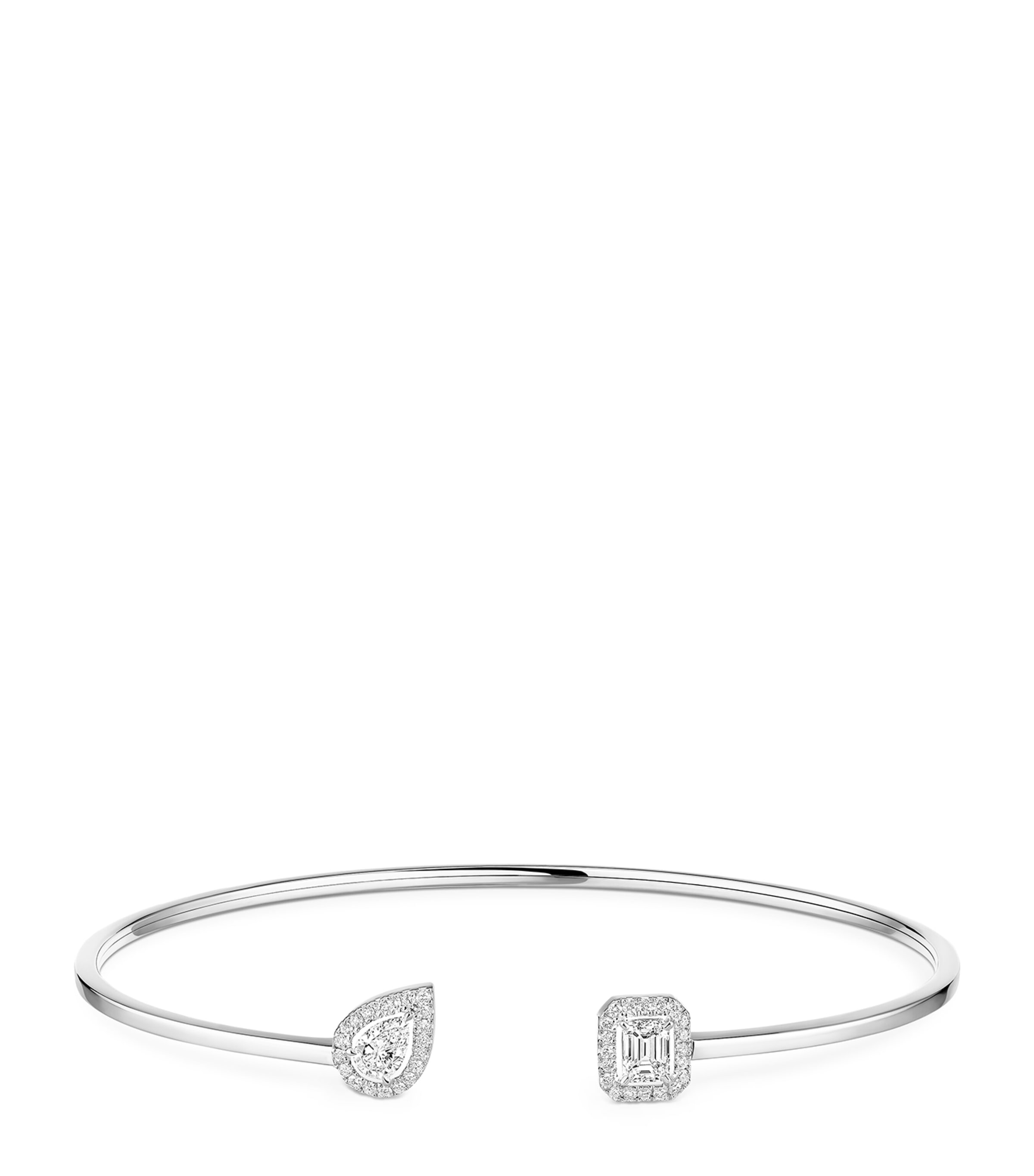 My Twin White Gold and Diamond Bangle (0.35ct)