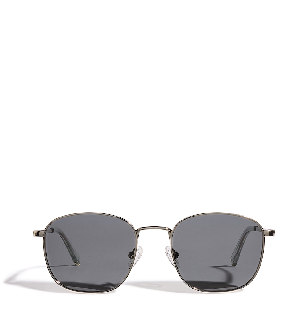 Le Specs Metal Neptune Deux Sunglasses Slvrsmk Mon Polarizd