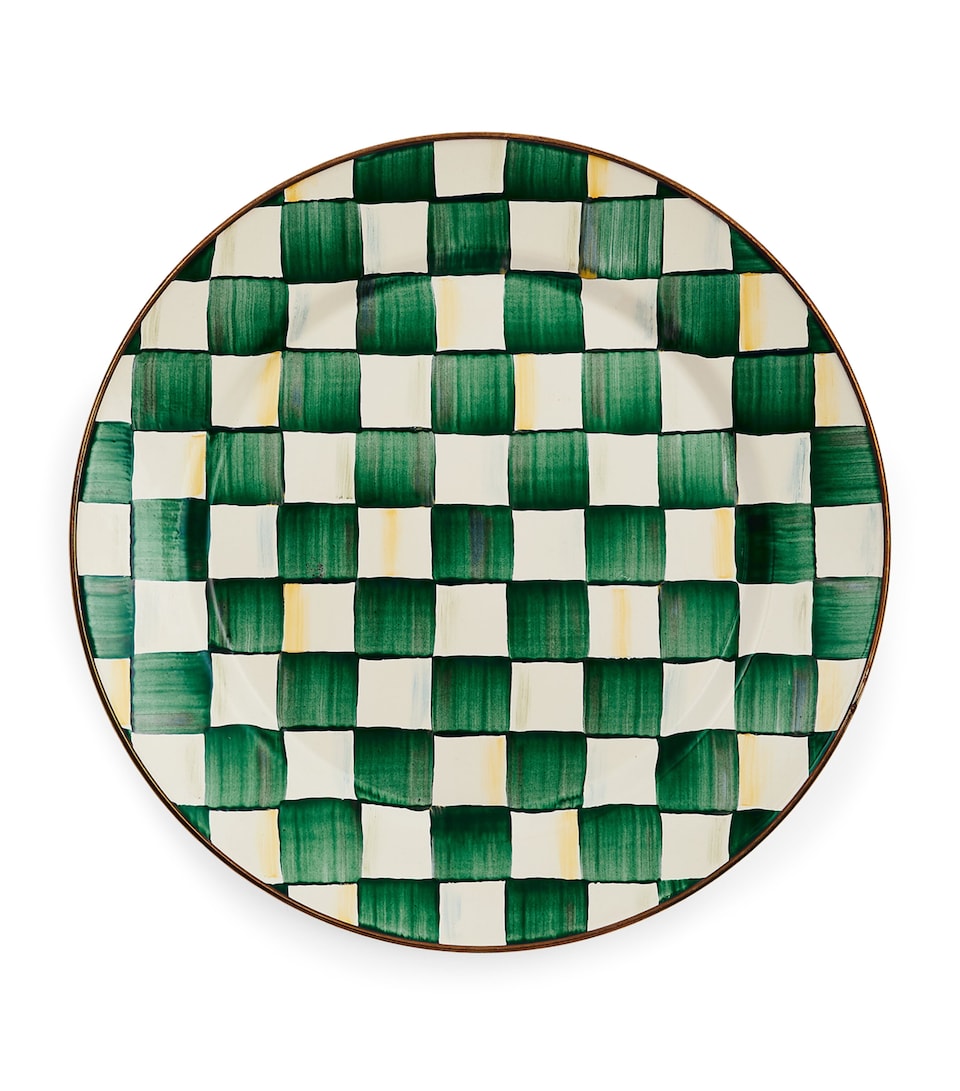 Emerald Check Charger Plate (30.5cm)