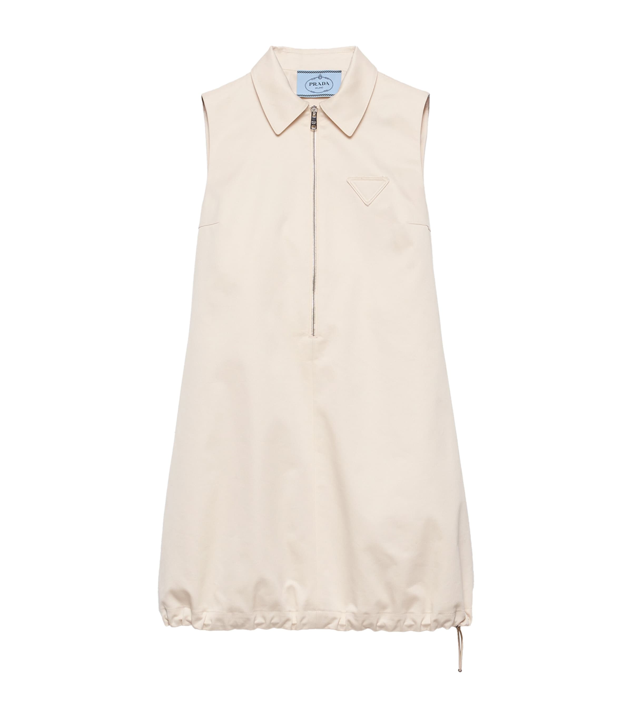 Chino Zipped Mini Dress