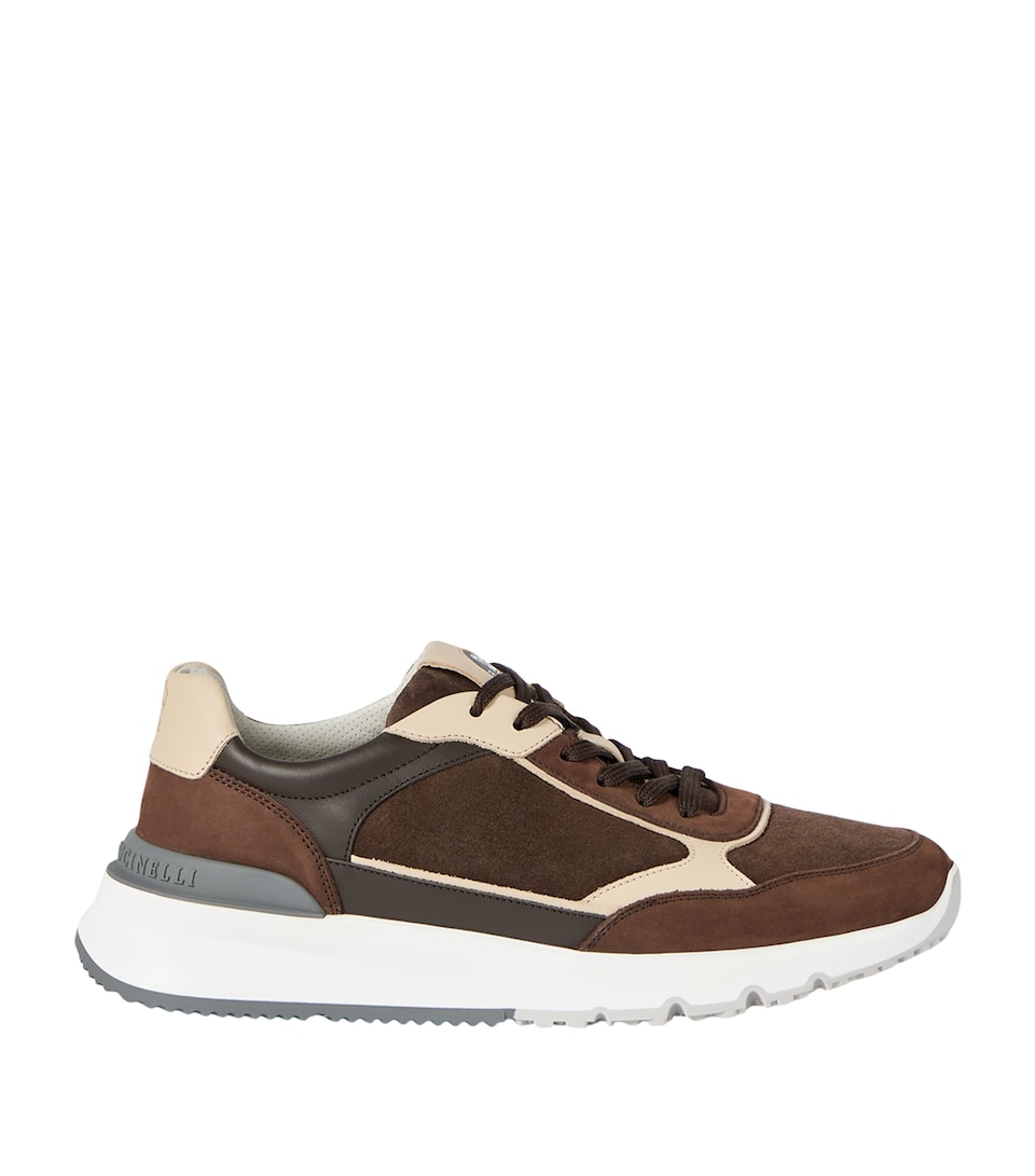 Brunello Cucinelli Nubuck-Suede Sneakers
