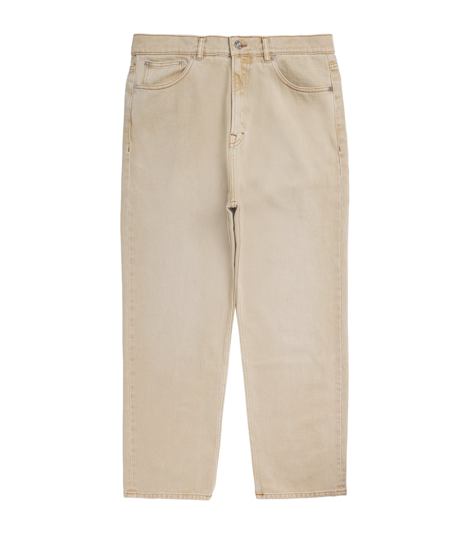 Picante Mens Wide-Leg Jeans Sand